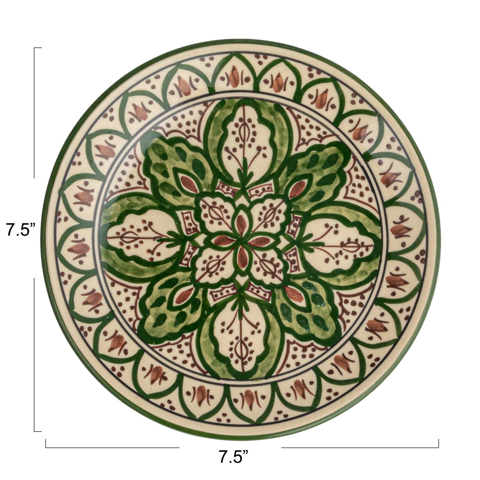 Hello Honey® 7.5" Botanical Bliss Stoneware Plates, 4ct.