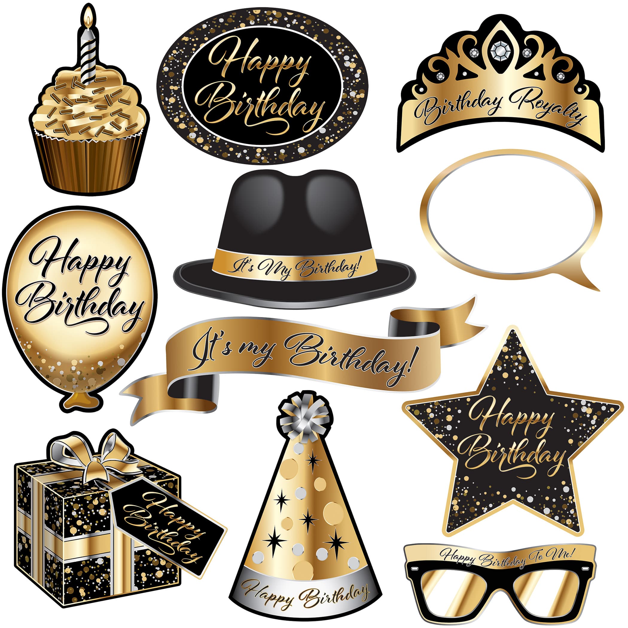 Beistle Happy Birthday Photo Fun Signs Set