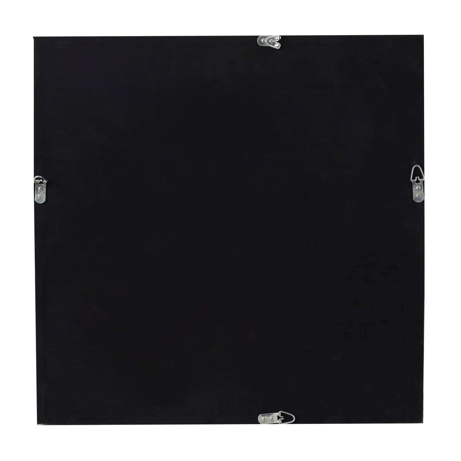 Dark Brown Wood Contemporary Shadow Box, 24" x 2" x 24"
