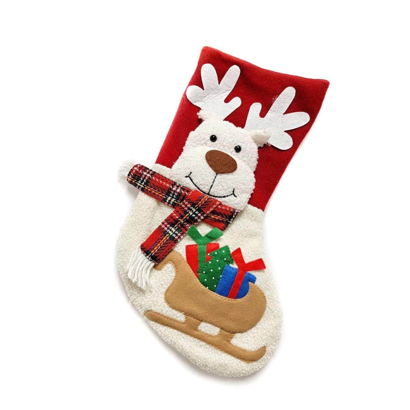 Wizardi Christmas Deer Stocking 