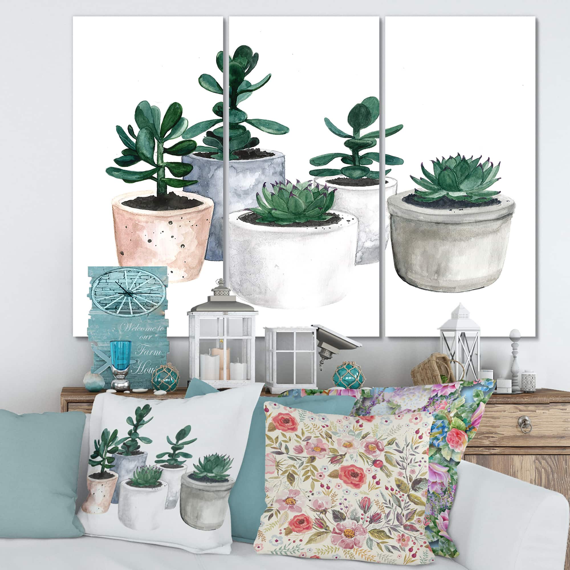 Designart - Cactus and Succulent House Plants VI