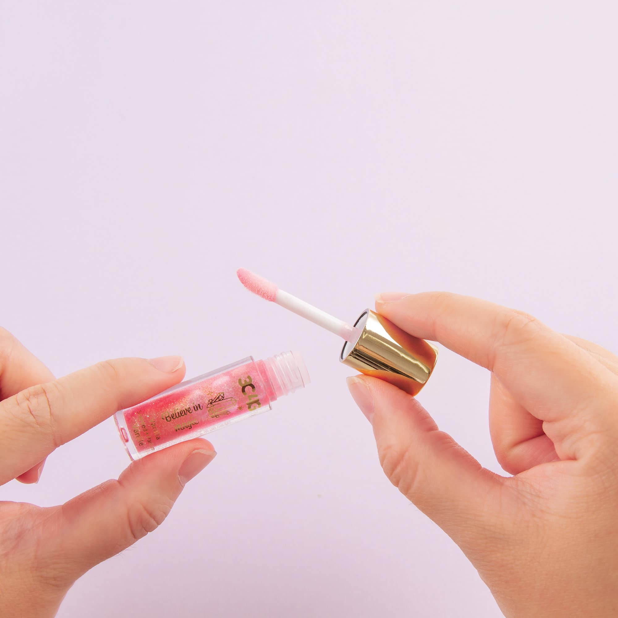 Make It Real™ 3C4G® Mini Pink & Gold Wand Lip Gloss Set