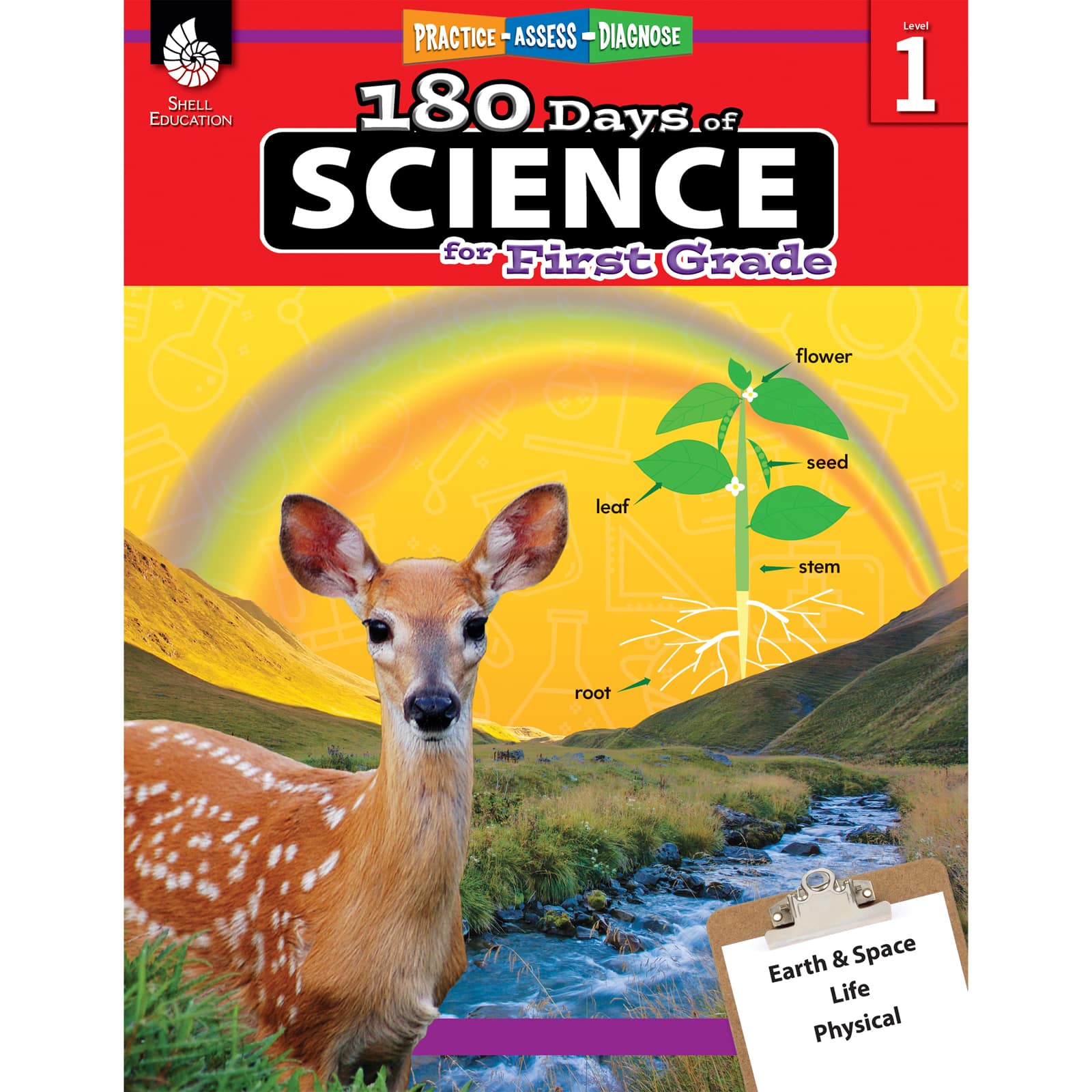 Shell Education 180 Days of Science, 1st Grade