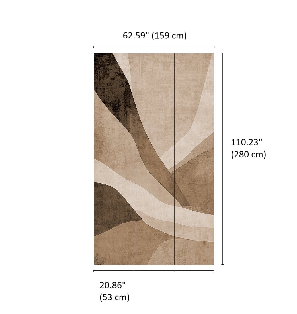 Designs Direct Curvilinear Canyon Wall Mural