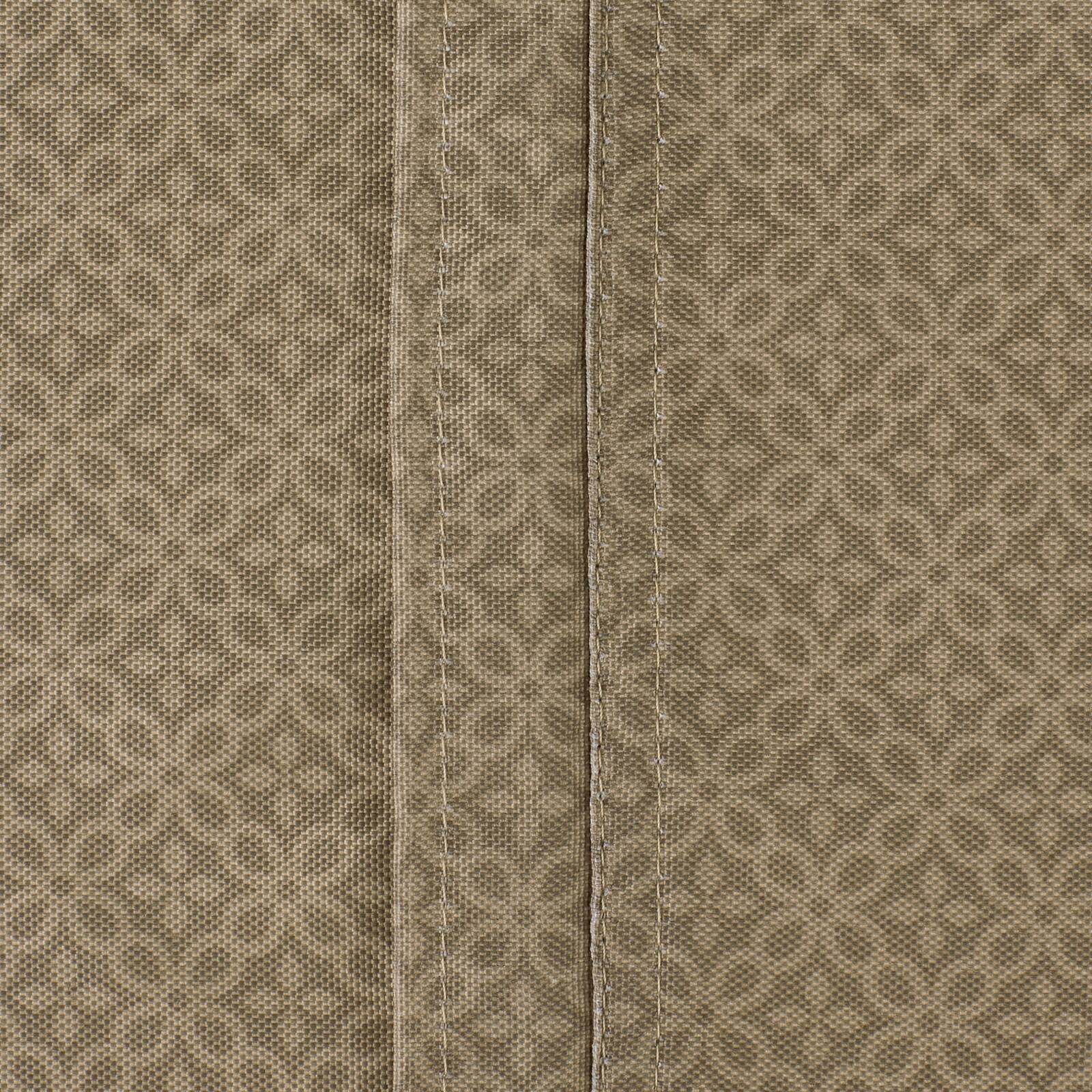 Stone Tonal Lattice Print Outdoor Tablecloth With Zipper 60" Round