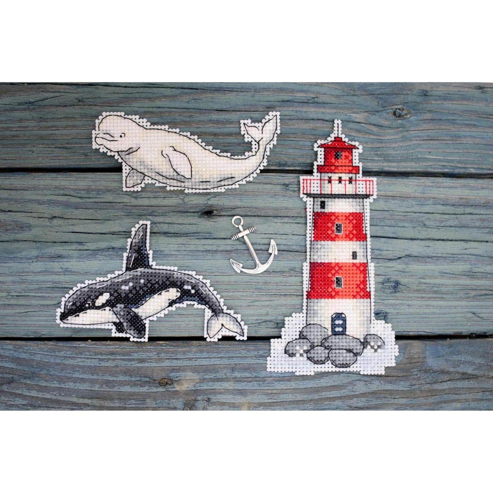 MP Studia Sea Story Plastic Canvas Counted Cross Stitch Kit
