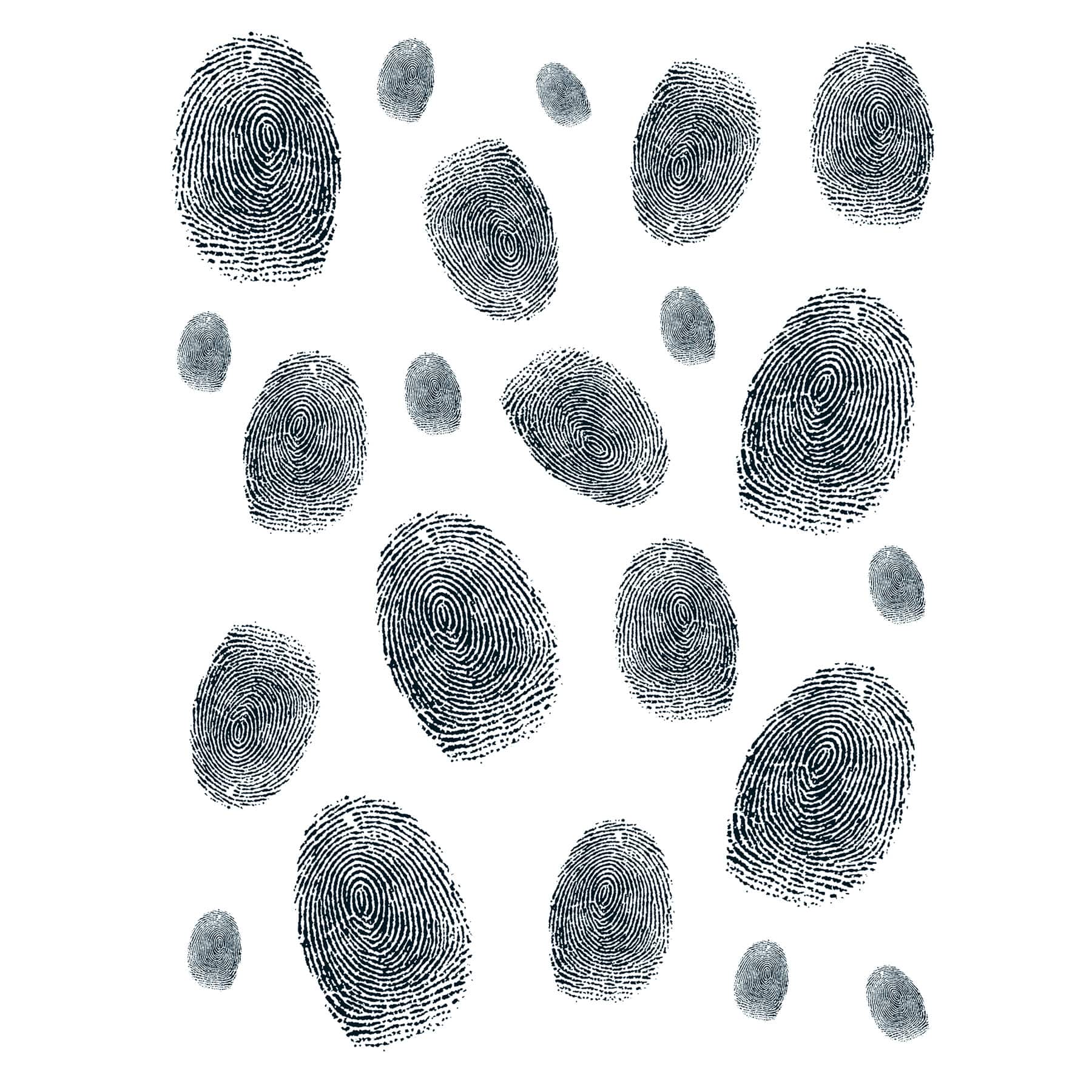 Beistle Black Fingerprints Peel 'N Place Sheets, 2ct.