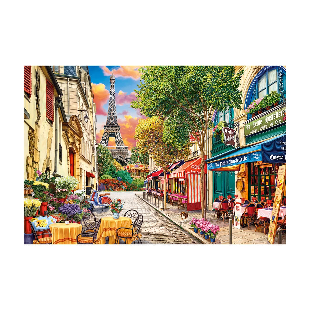 Small Street in Paris: 1000 Pcs