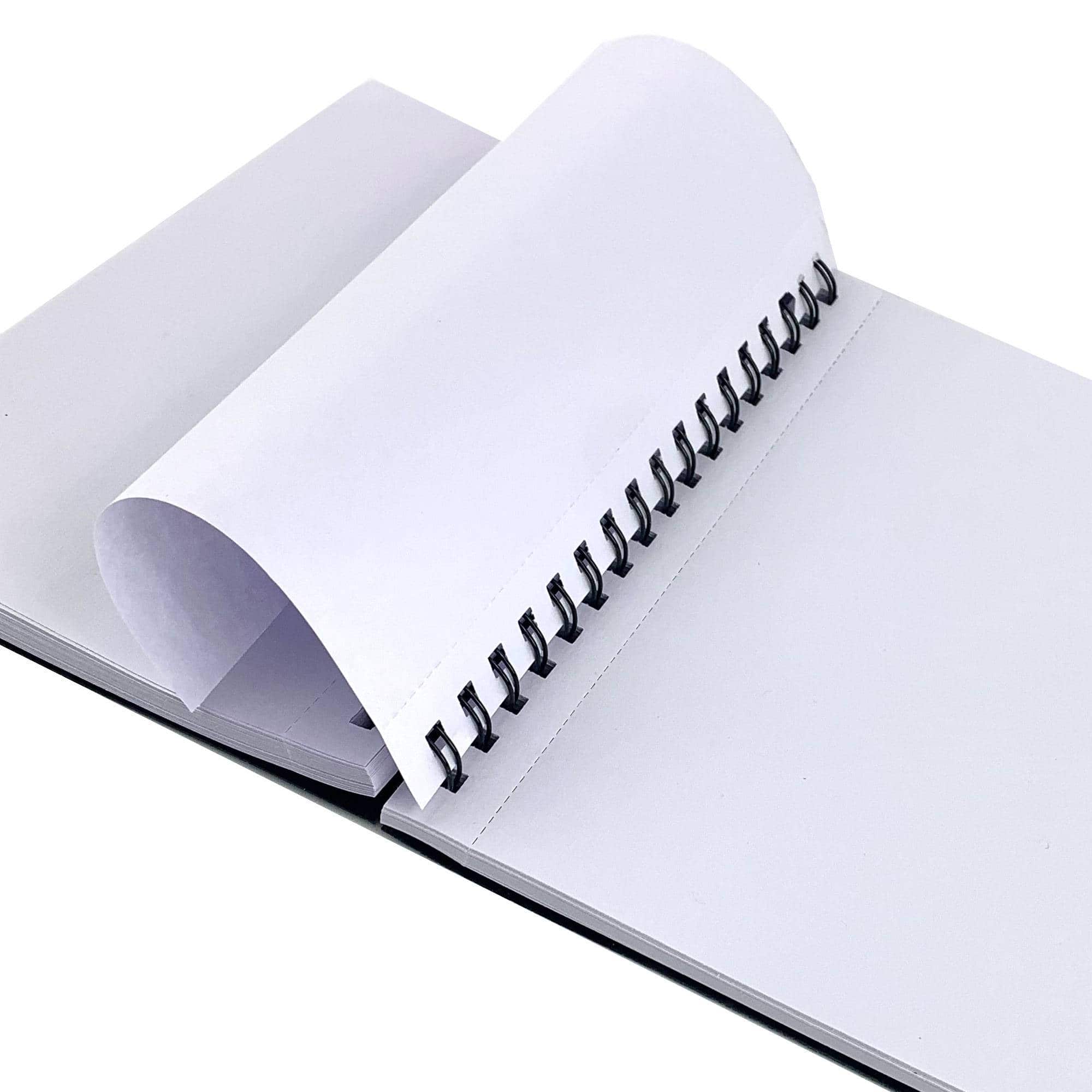 ArtSkills® Black Spiral Sketchbook with Perforated Pages, 6" x 9"