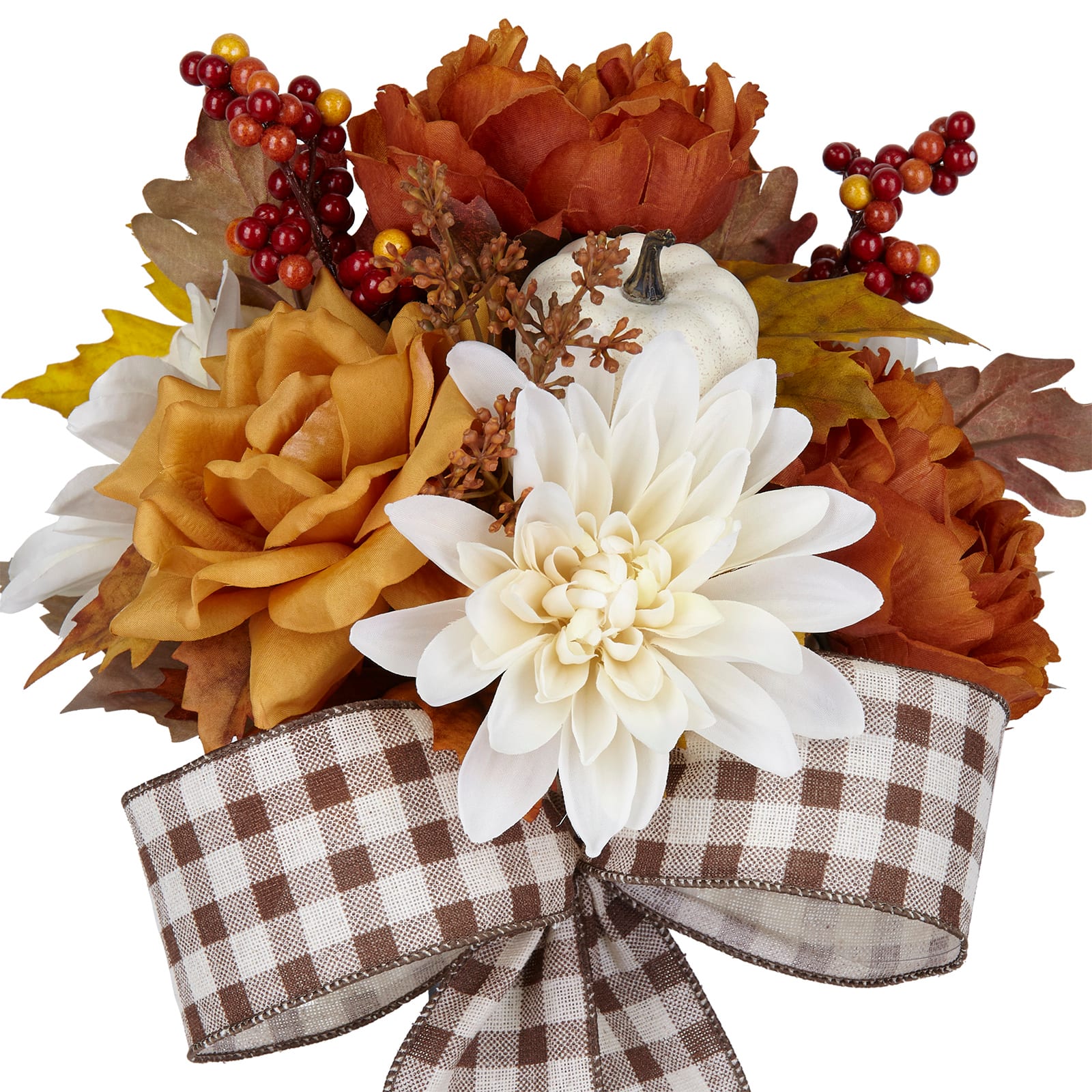 Cream Dahlia & Rust Rose Mix Remembrance Cone by Ashland®