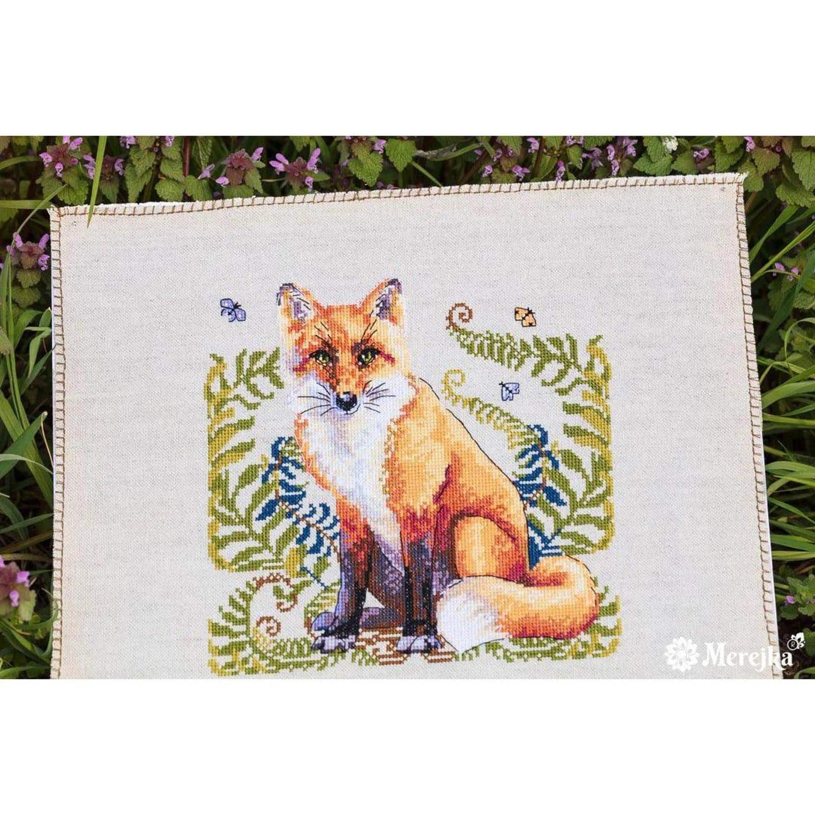 Merejka® The Fox Counted Cross Stitch Kit