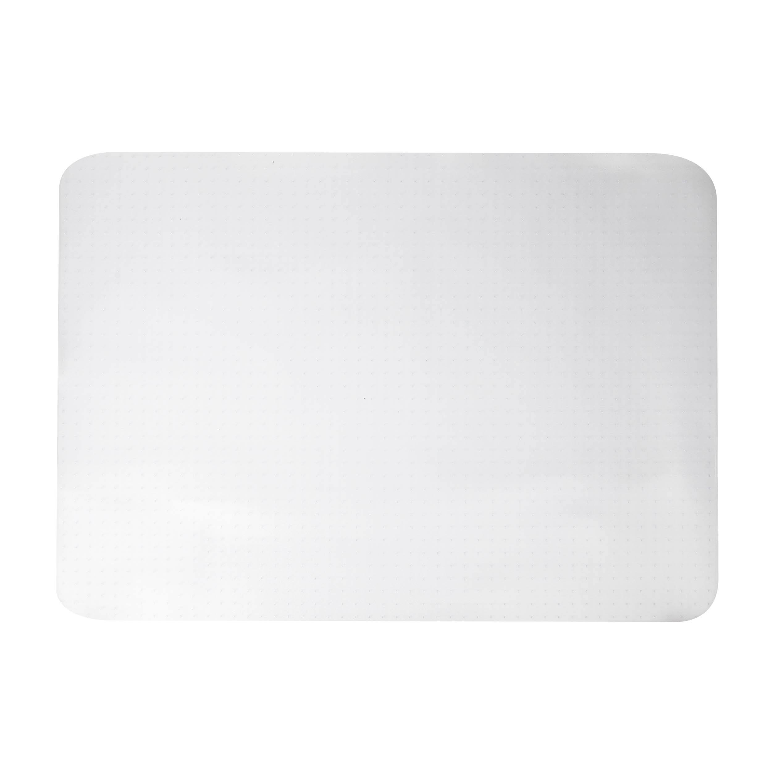 Mind Reader 47.5" Clear Rolling Chair Carpet Protection Mat