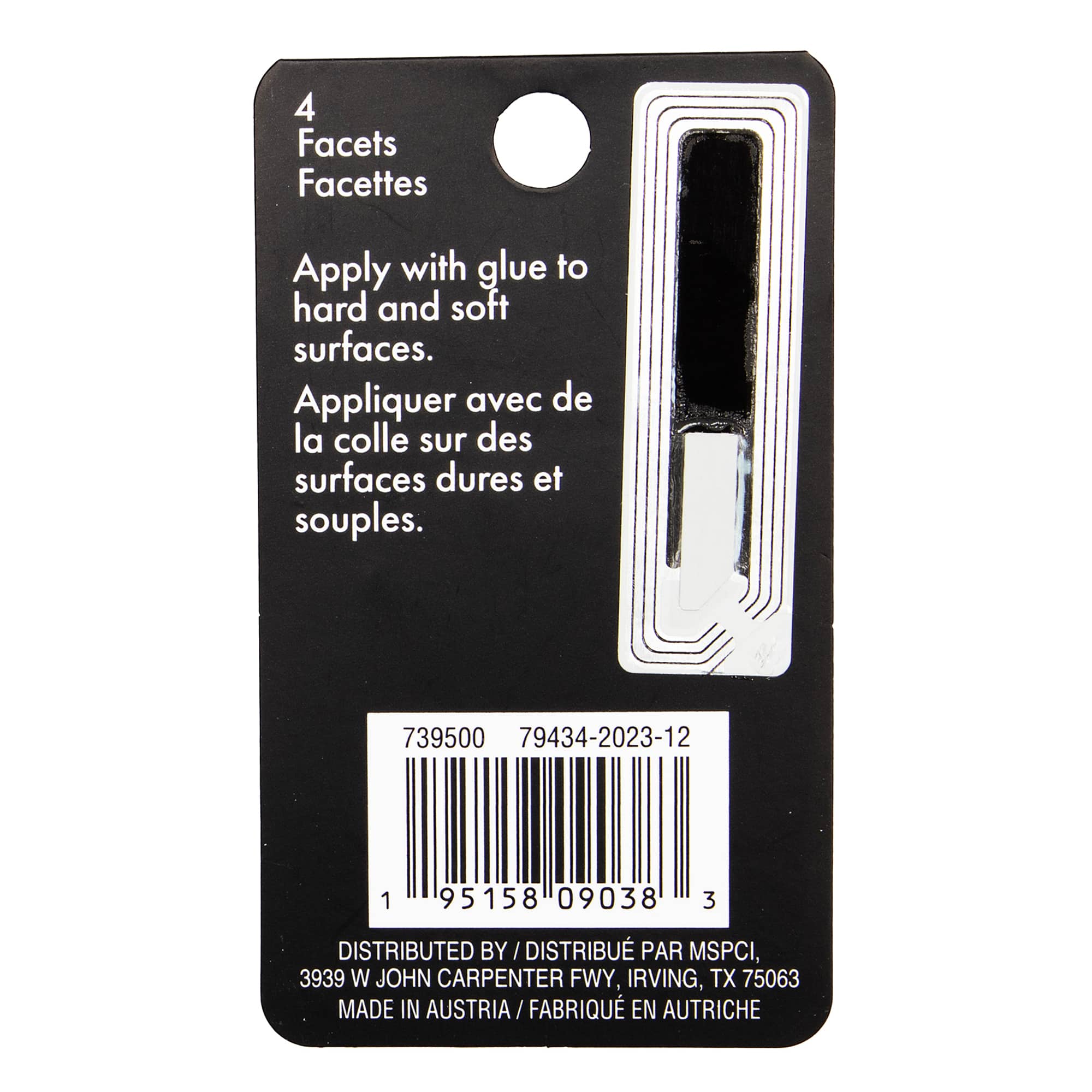 3.7mm Crystal Baguette Glue-On Austrian Crystals by Bead Landing™, 10ct.