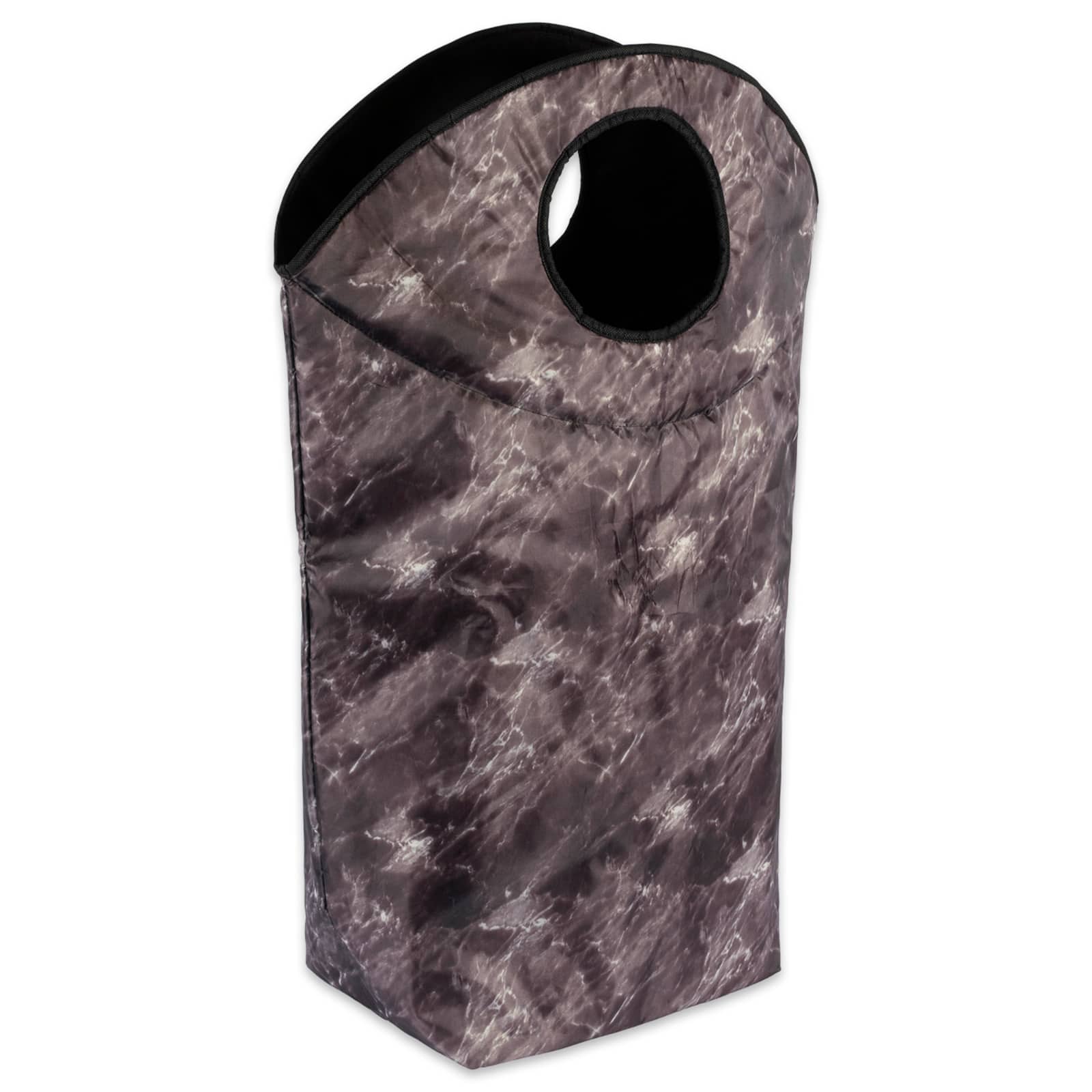 DII® Black Marble Laundry Basket Bag