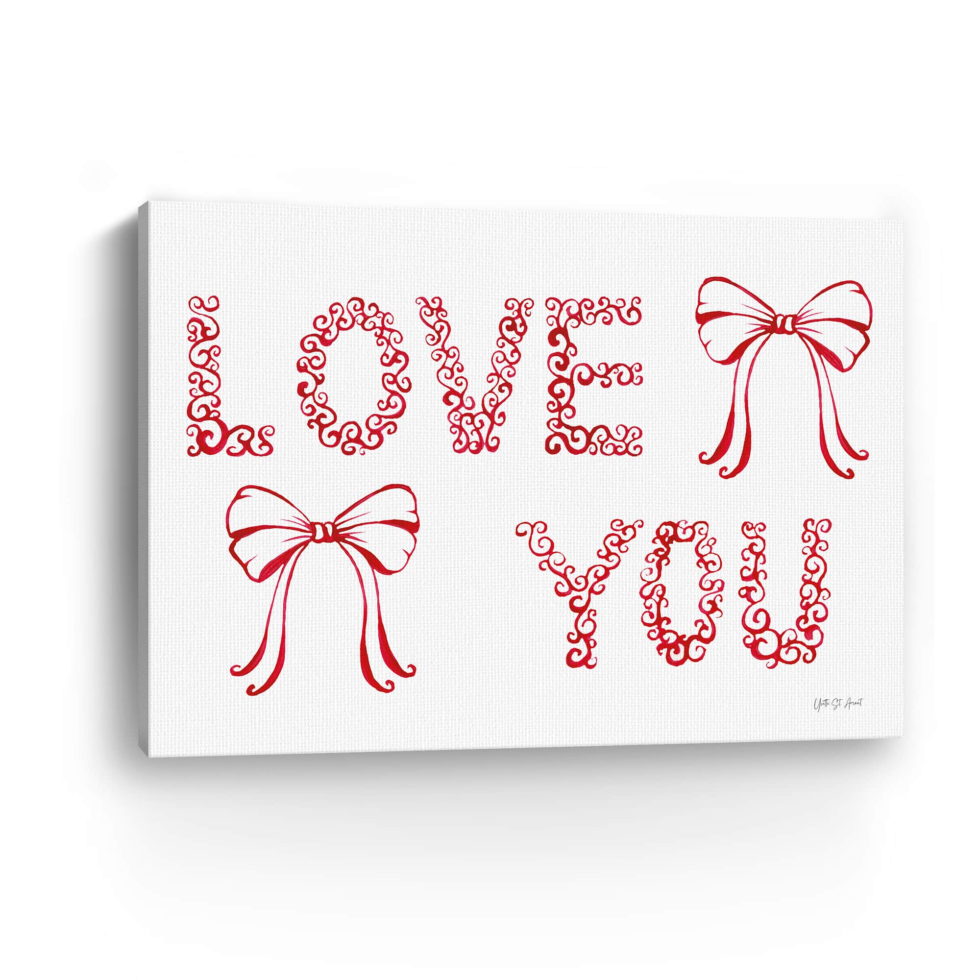 Keepsake Valentine X Canvas Giclée Art