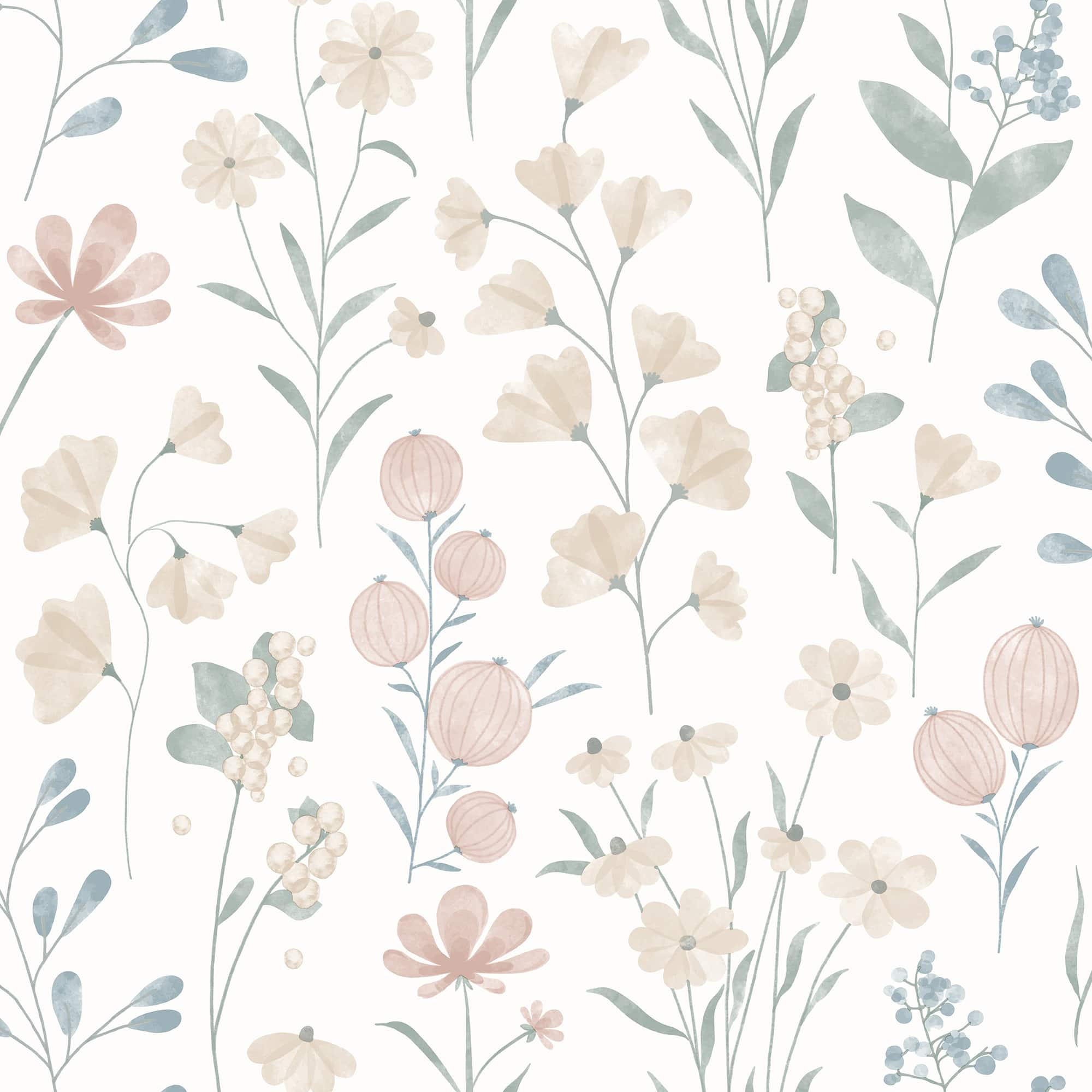 Designs Direct Floral Candy Wallpaper
