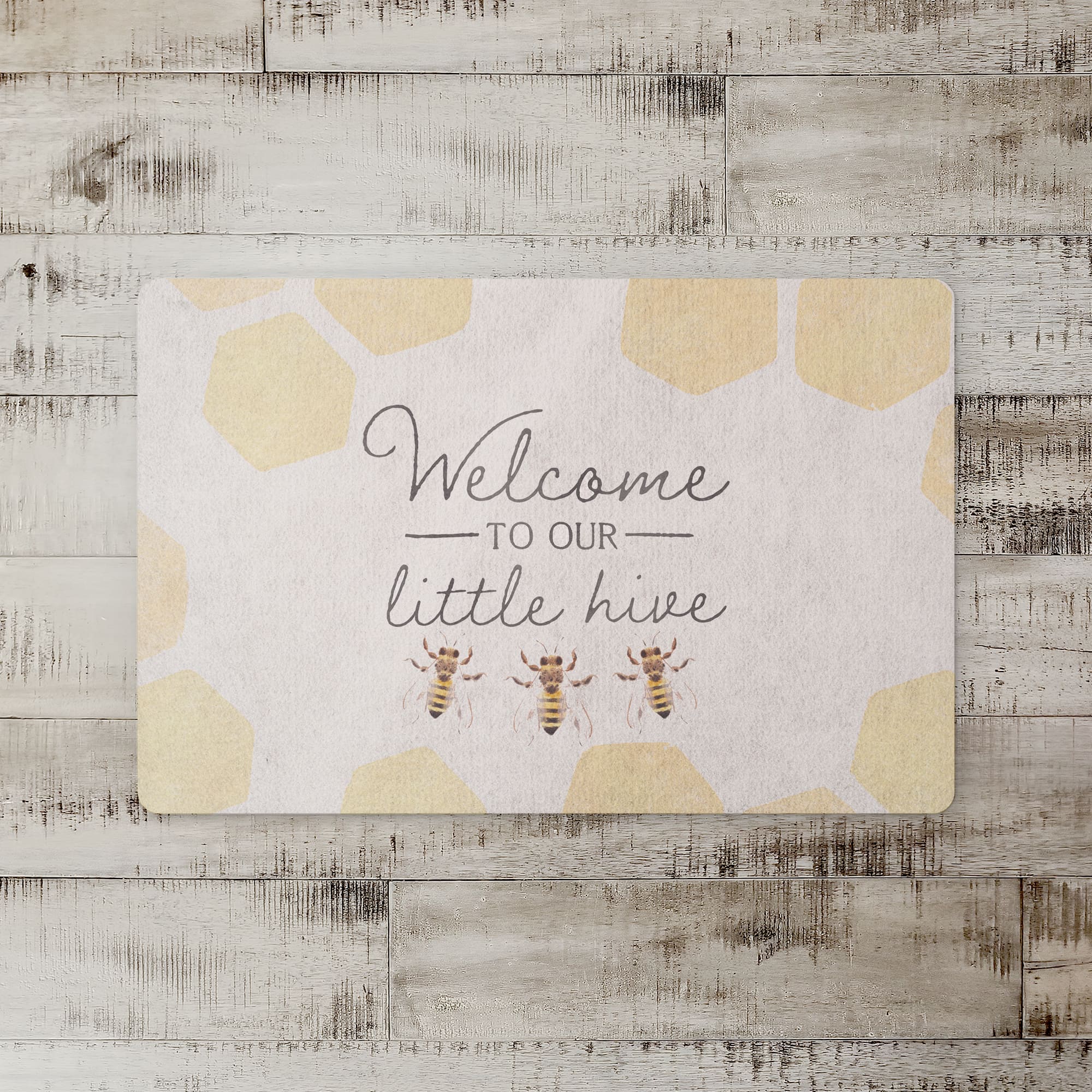 Welcome To Our Hive Floor Mat