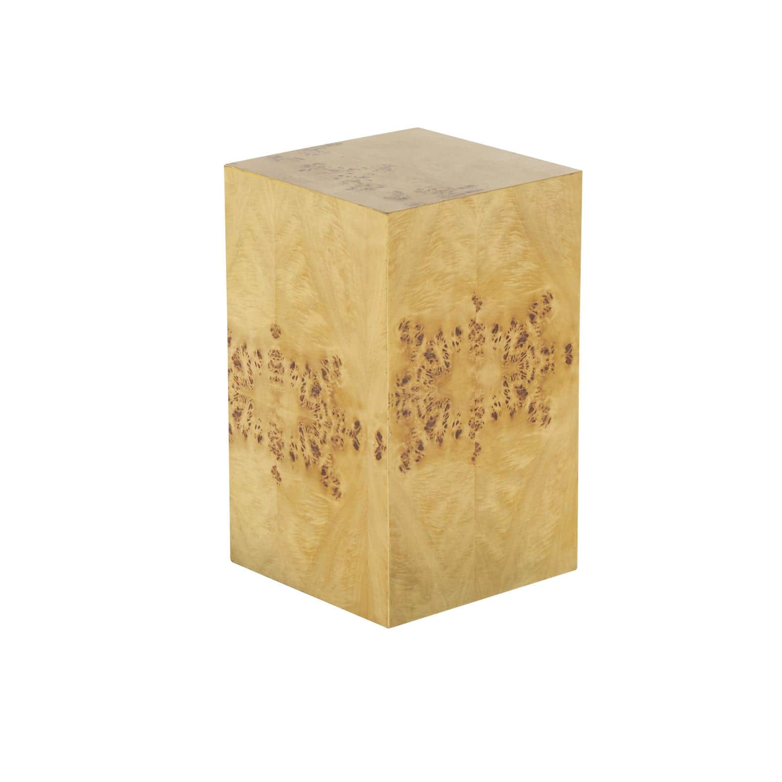 12" x 20" Brown Wood Square Accent Table