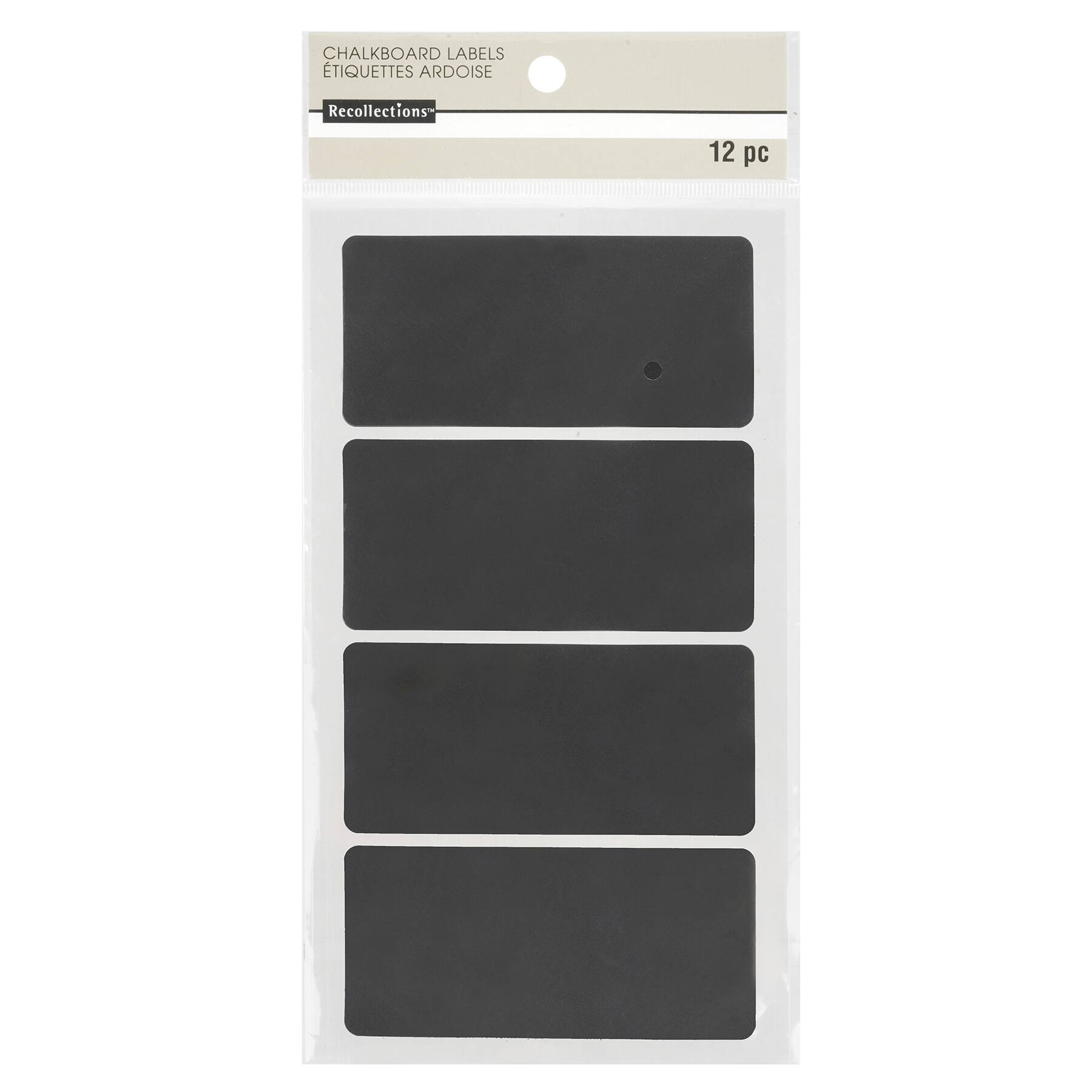 12 Packs: 12 ct. (144 total) Chalkboard Labels by Recollections™