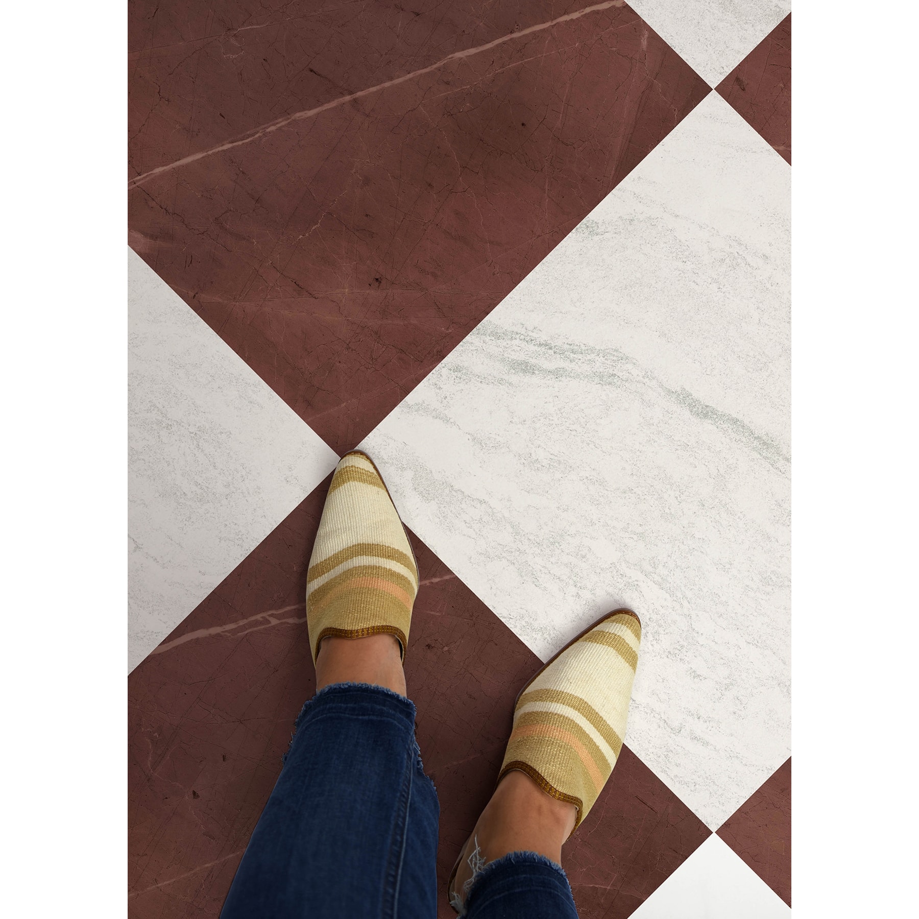 Chris Loves Julia Bonneville Peel & Stick Floor Tiles, 10ct.