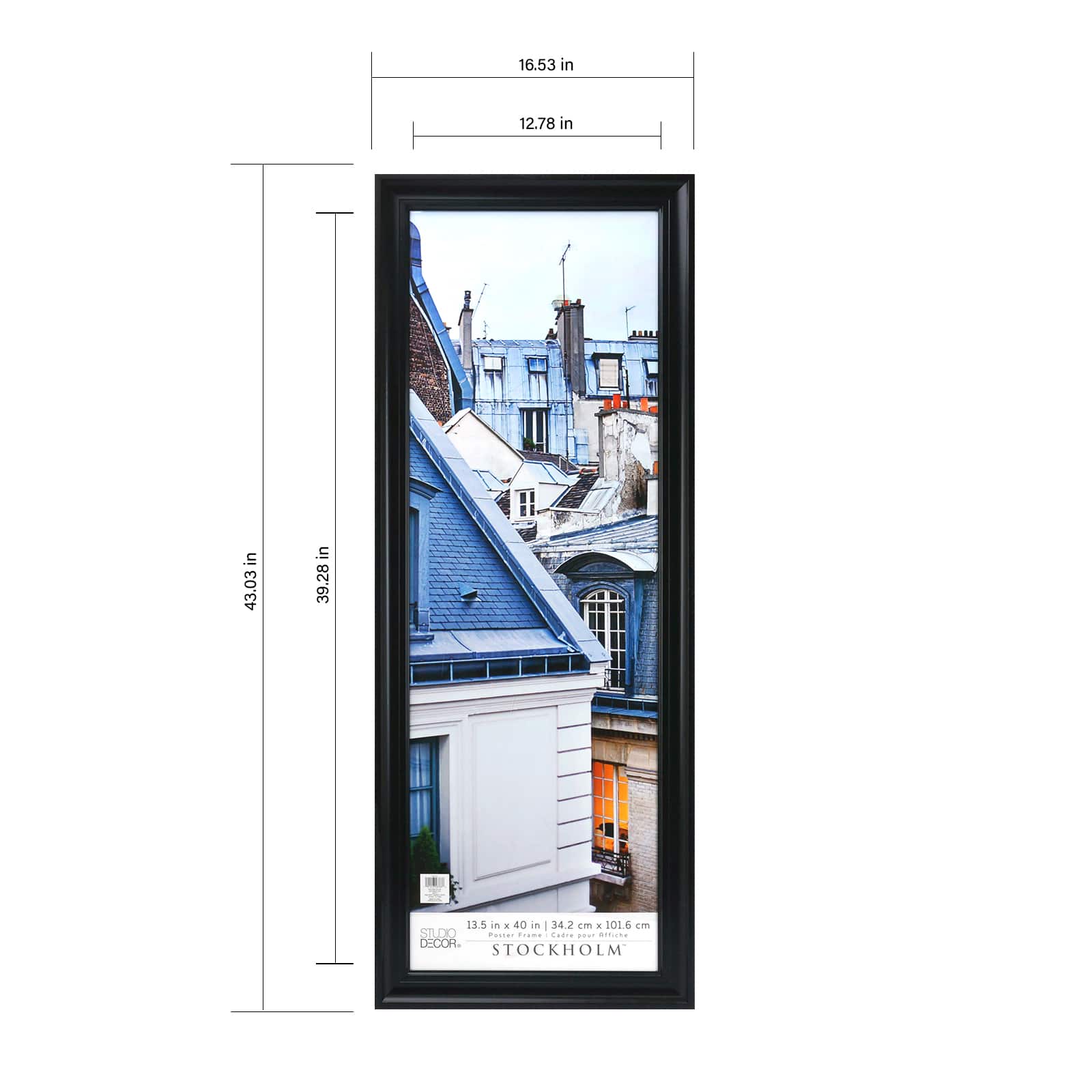 Stockholm™ Black Poster Frame by Studio Décor