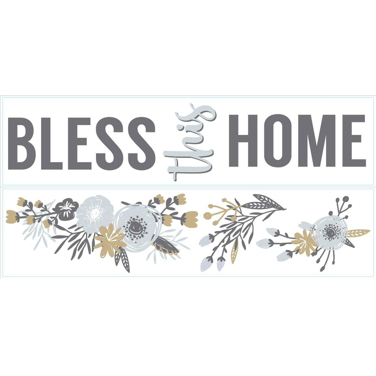 RoomMates Bless This Home Peel & Stick Wall Decals