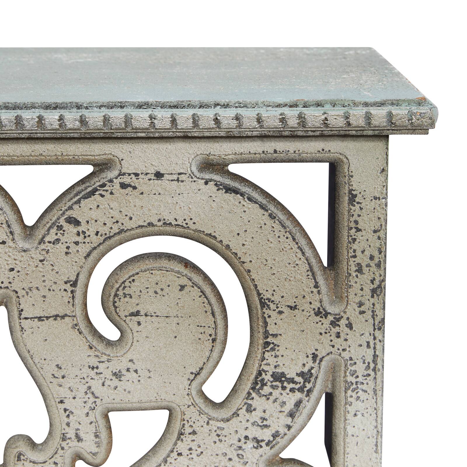 White Wood Farmhouse Wall Shelf, 10" x 48" x 8"
