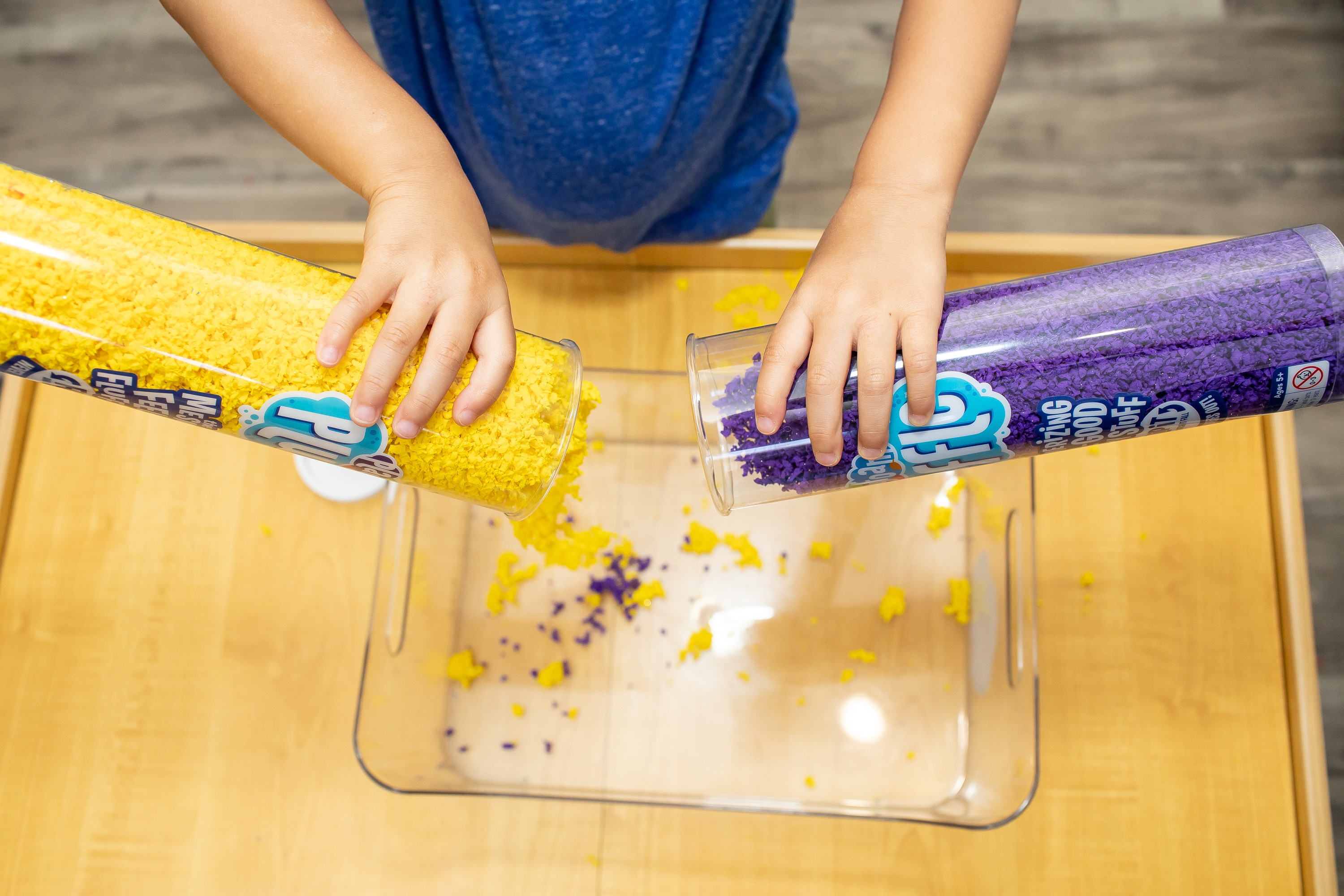 Educational Insights Playfoam Purple 'n Yellow Pluffle Set