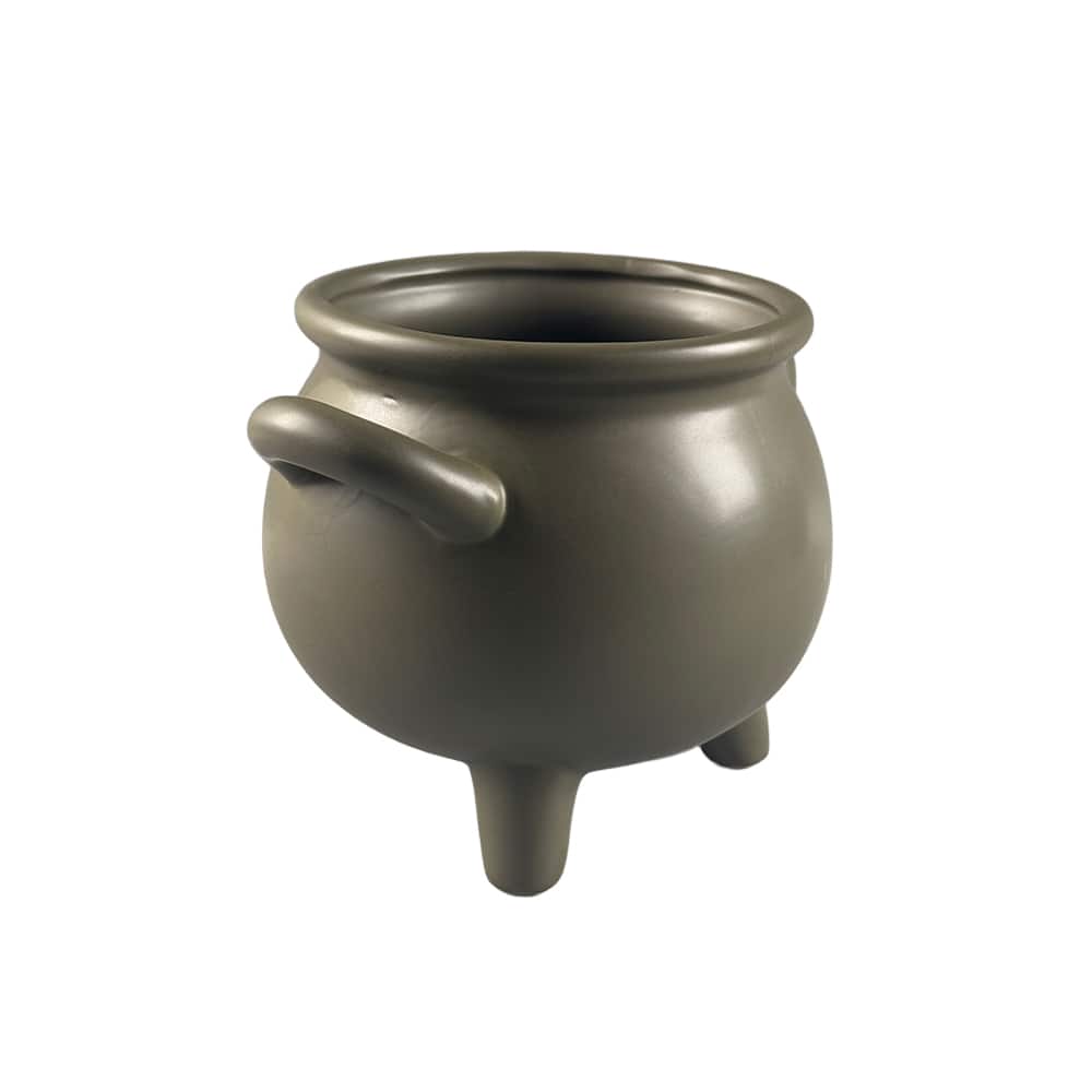 Green Ceramic Cauldron by Ashland®