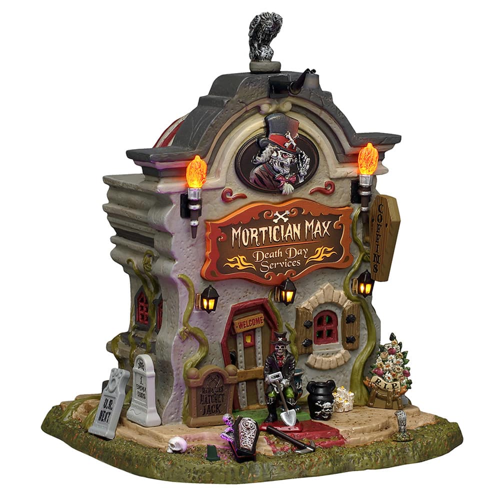 Lemax® Spooky Town® Mortician Max - Death Day Services | Michaels