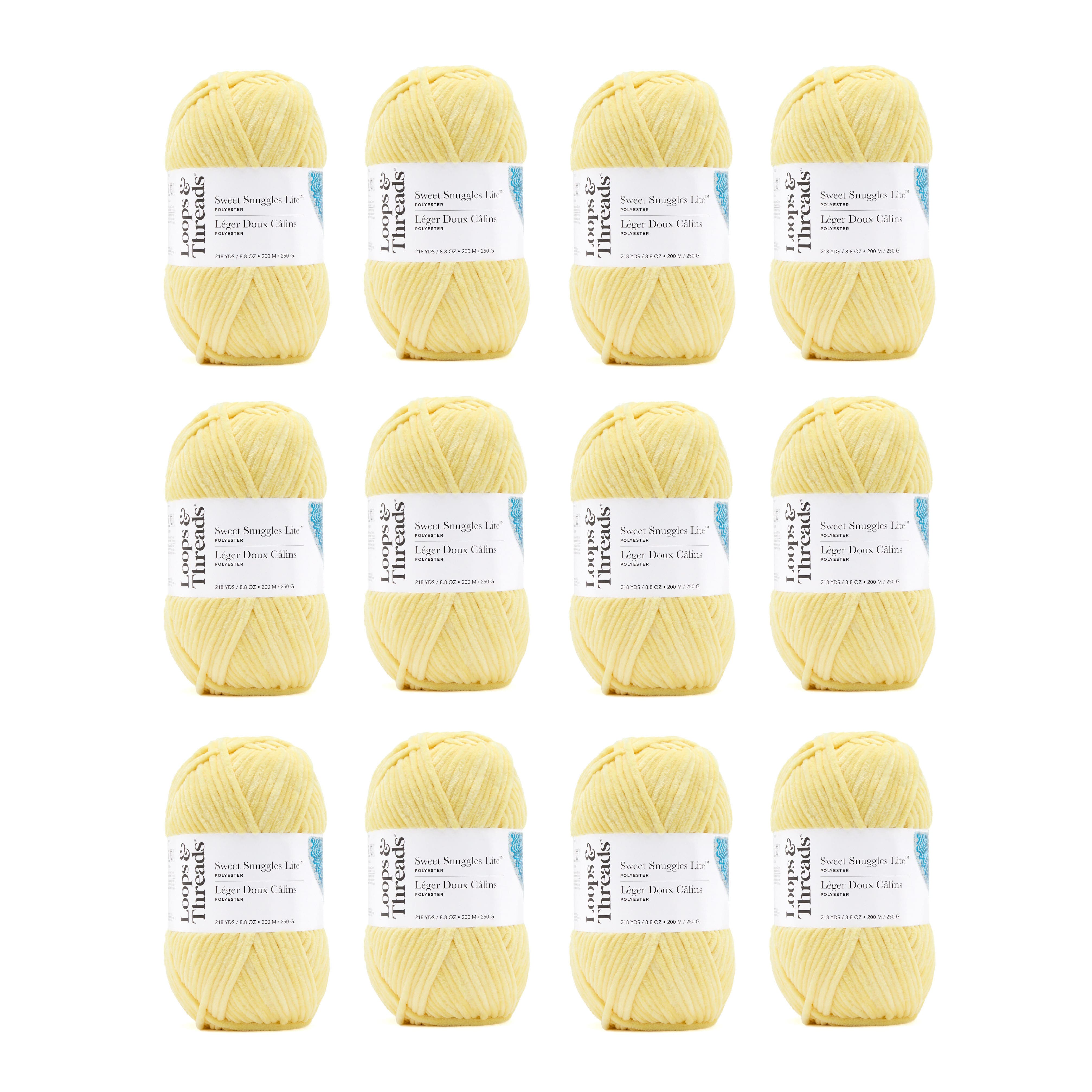 12 Pack: Sweet Snuggles™ Lite Yarn by Loops & Threads®