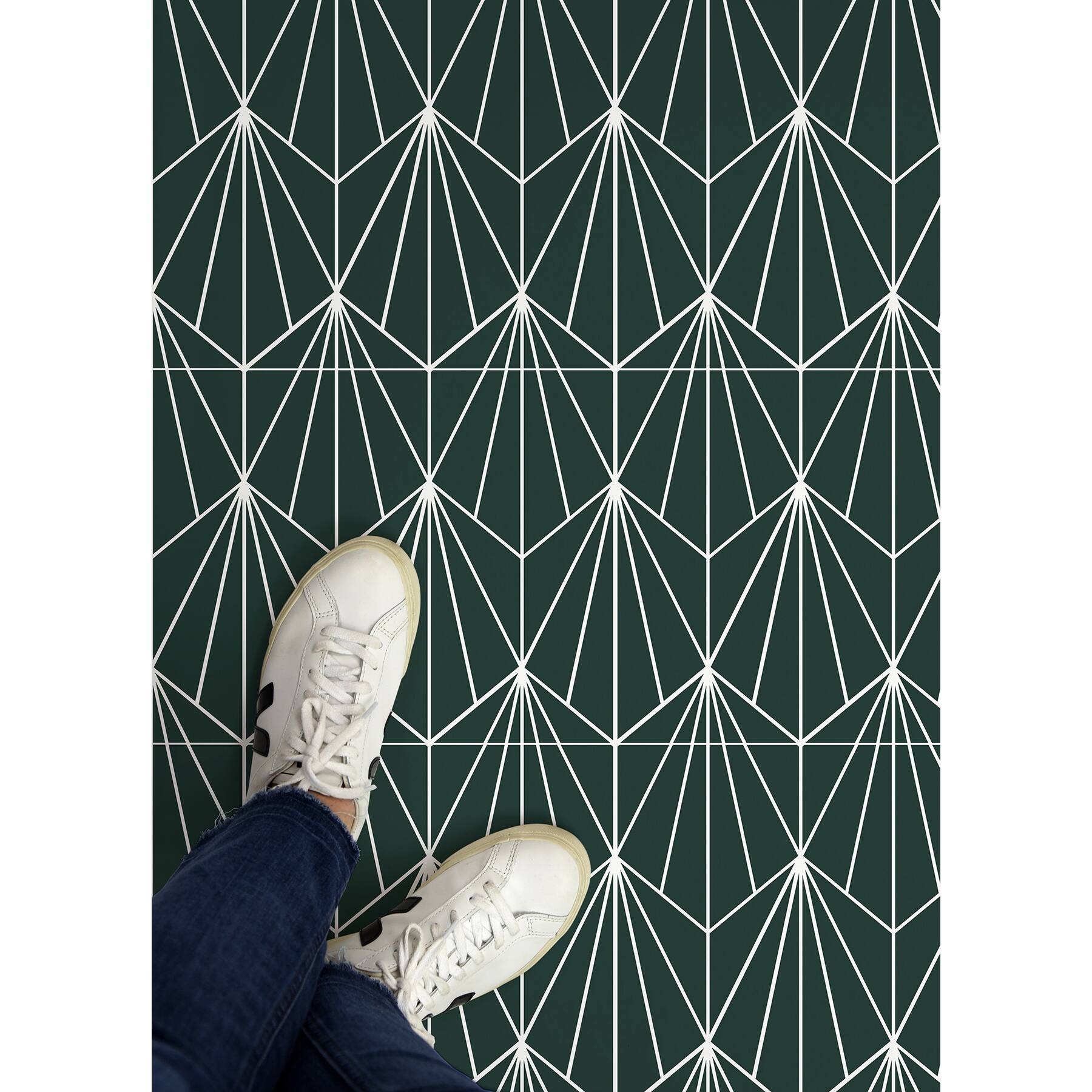 FloorPops Beryl Peel & Stick Floor Tiles