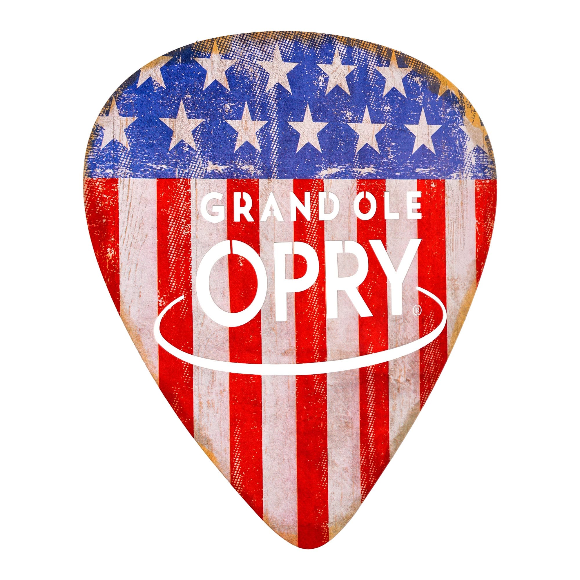 American Art Decor Grand Ole Opry Laser Cut Guitar Pick Plaque - 20" x 20"