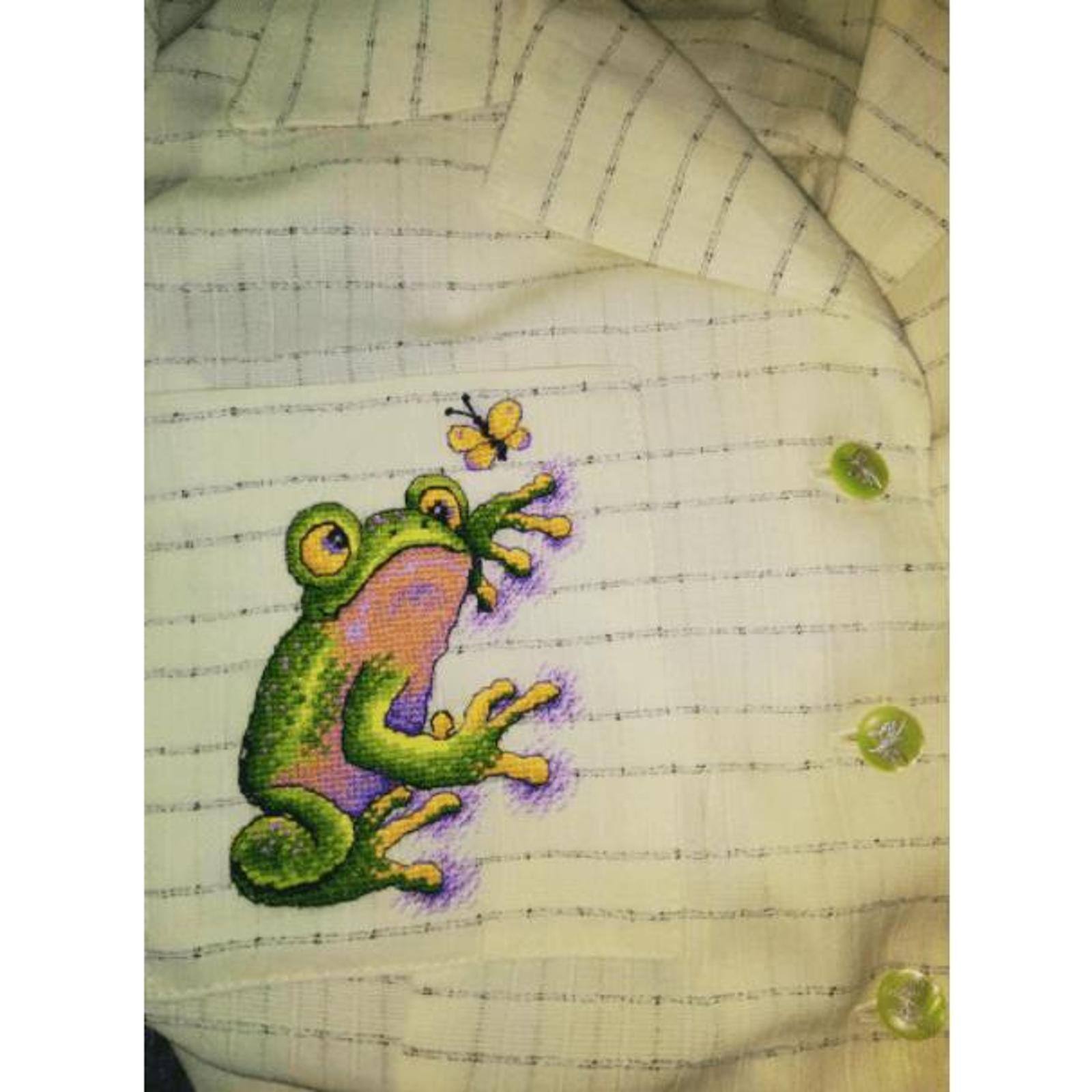 MP Studia Frog Cross Stitch Kit