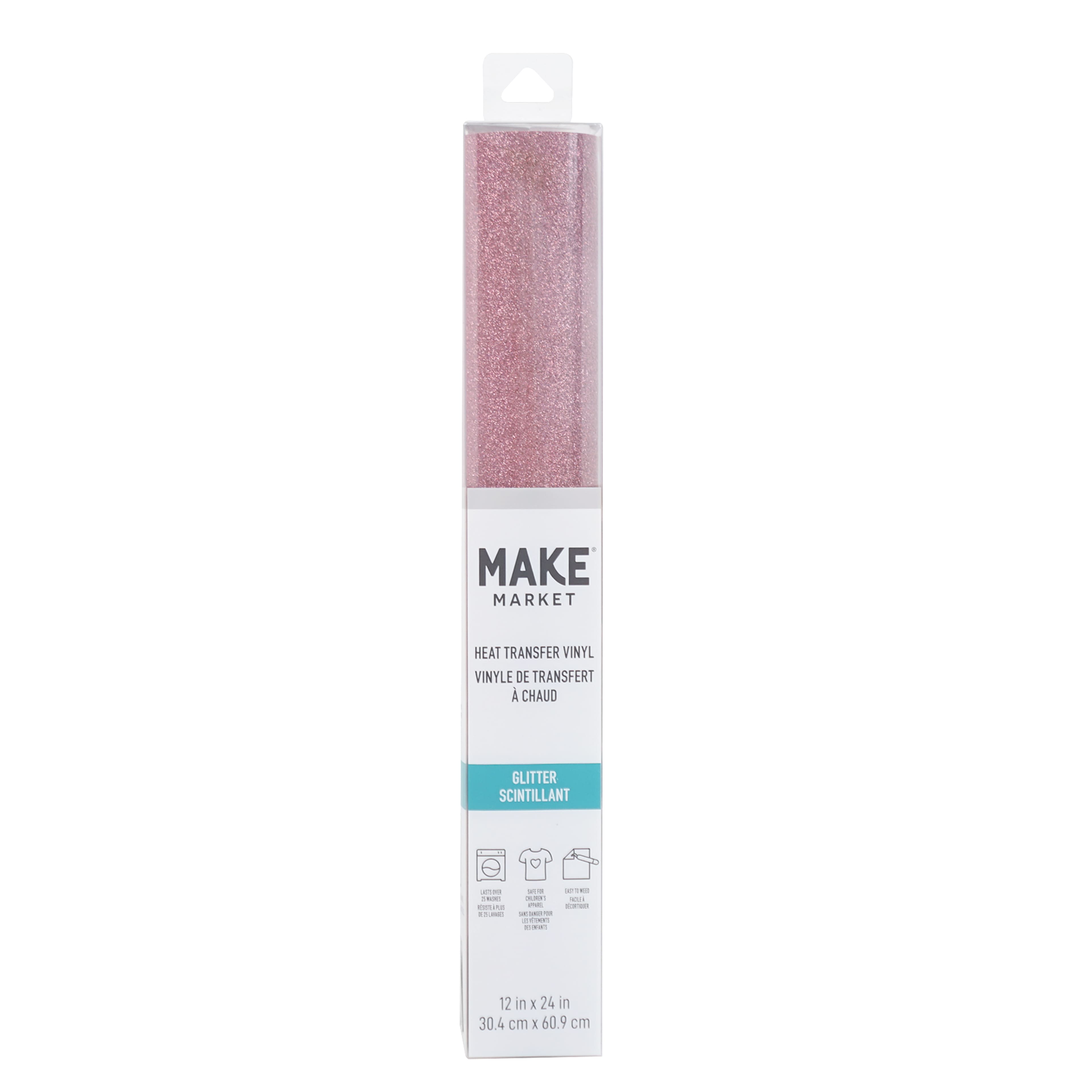 12 Pack: Glittery Heat Transfer Vinyl by Make Market®