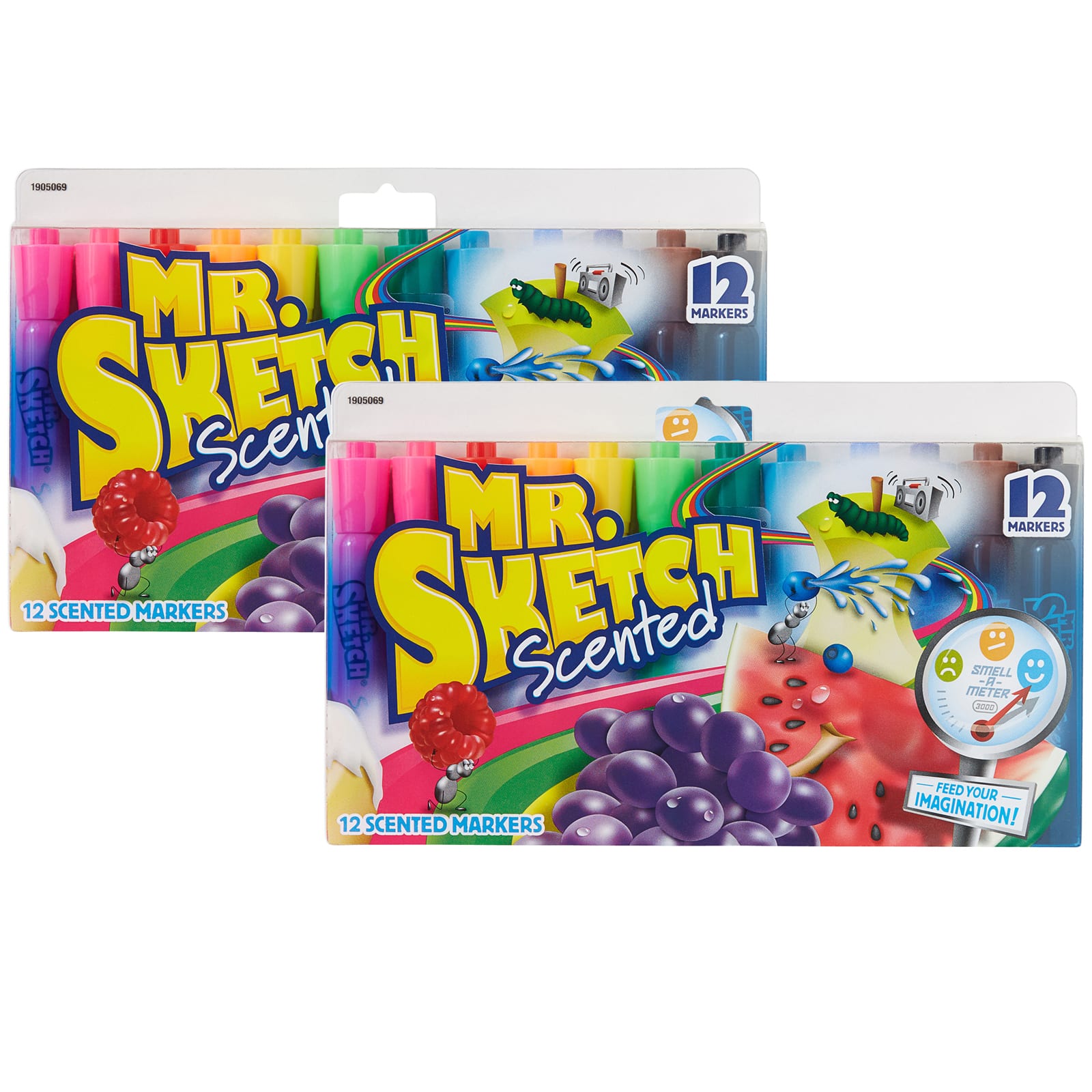 Mr. Sketch® Assorted Colors Chisel Tip Scented Markers, 2 Packs of 12