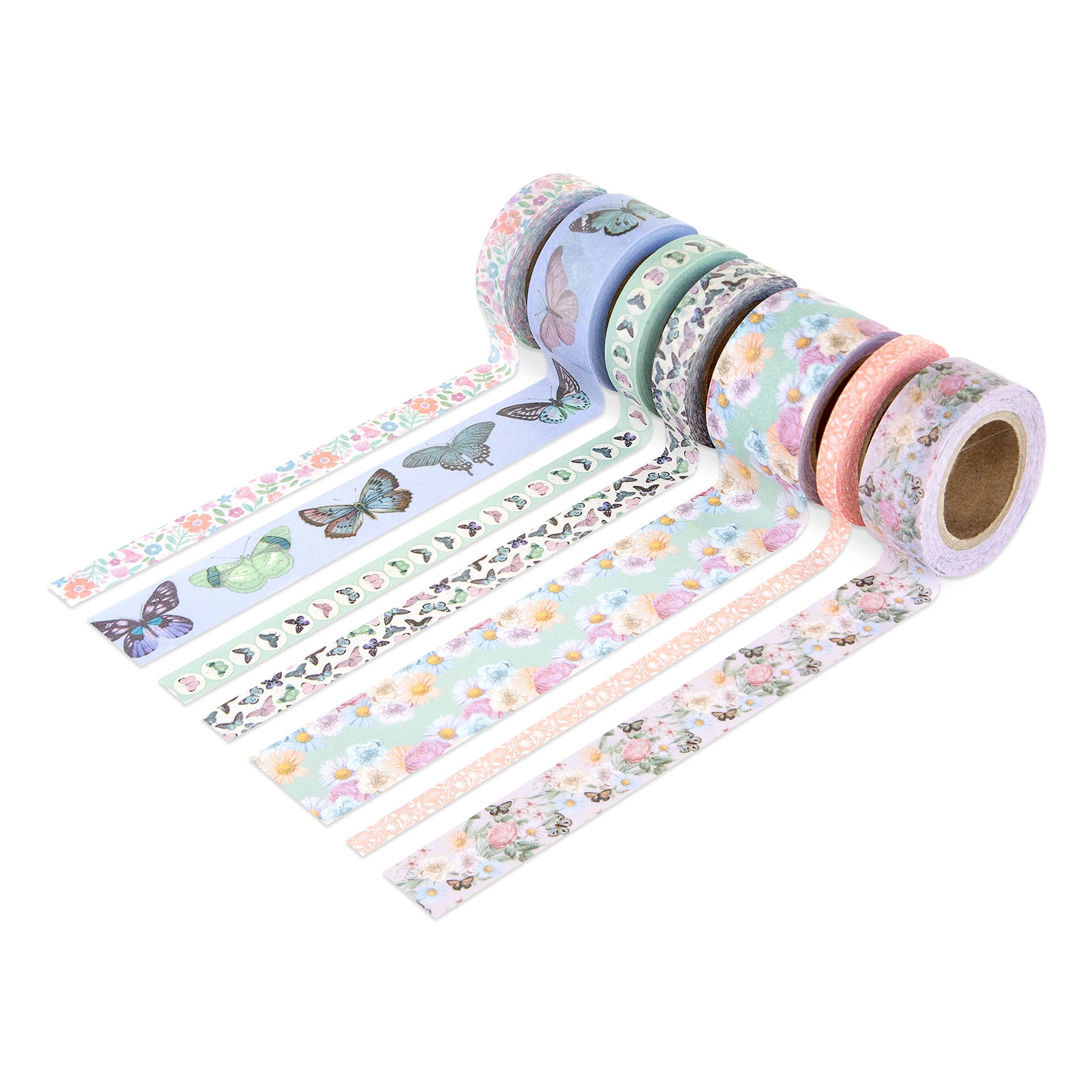 7-Piece Butterfly Washi Tape Tube by Recollections™