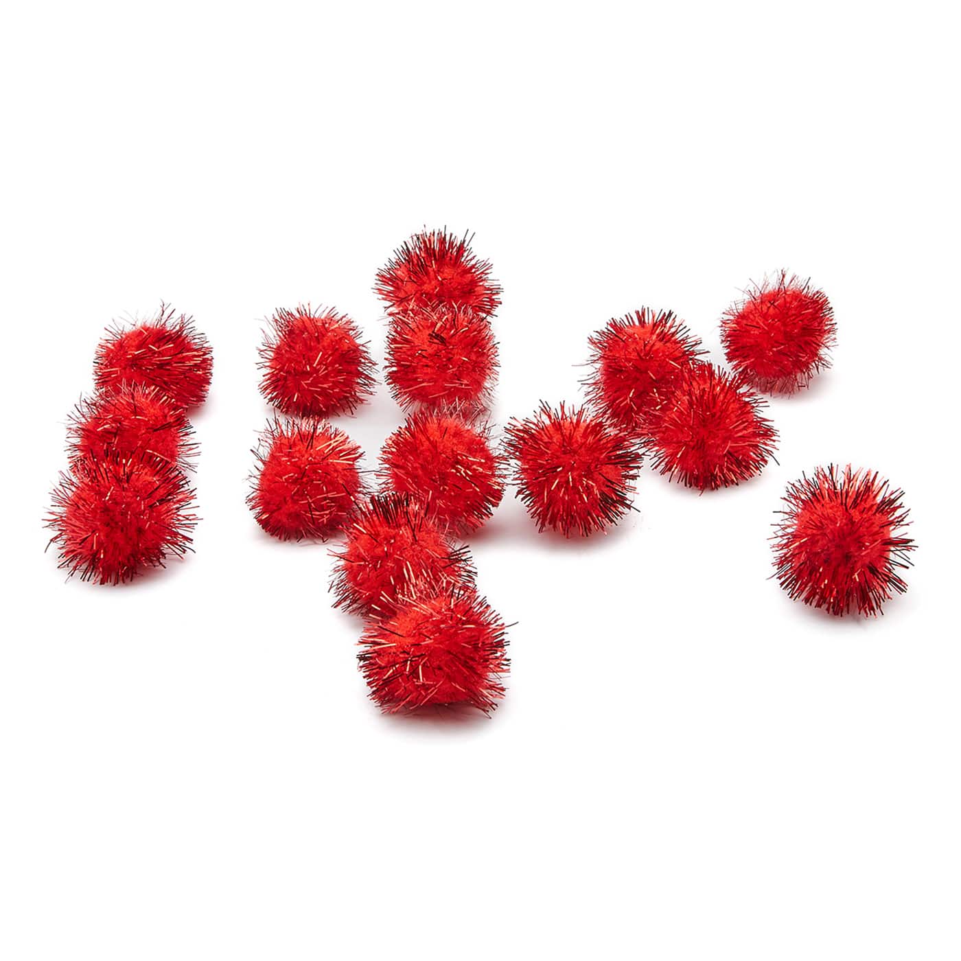 24 Packs: 15 ct. (360 total) 3/4" Sparkle Pom Poms by Creatology™