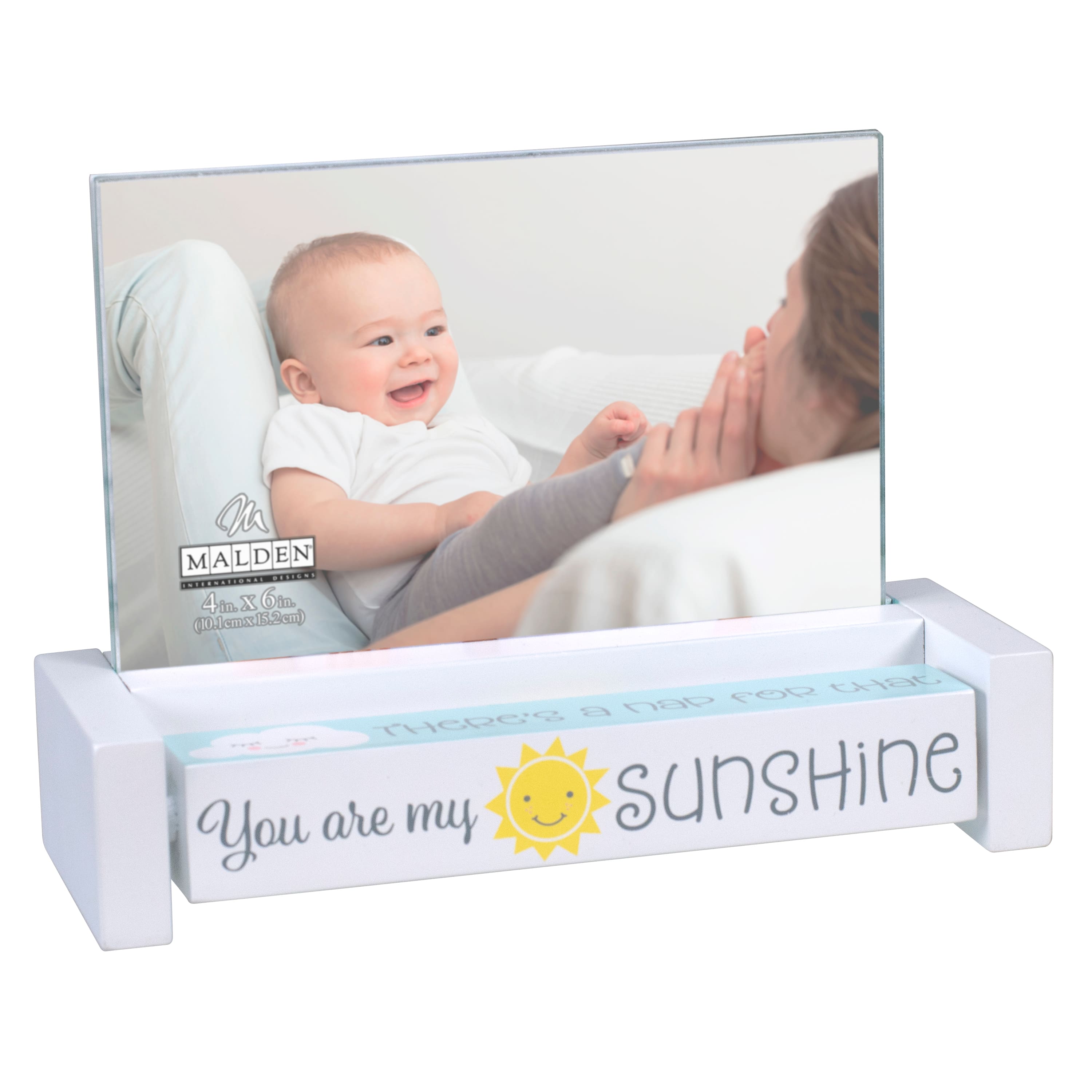 Malden International Designs Baby 4" x 6" Spin Quote Frame