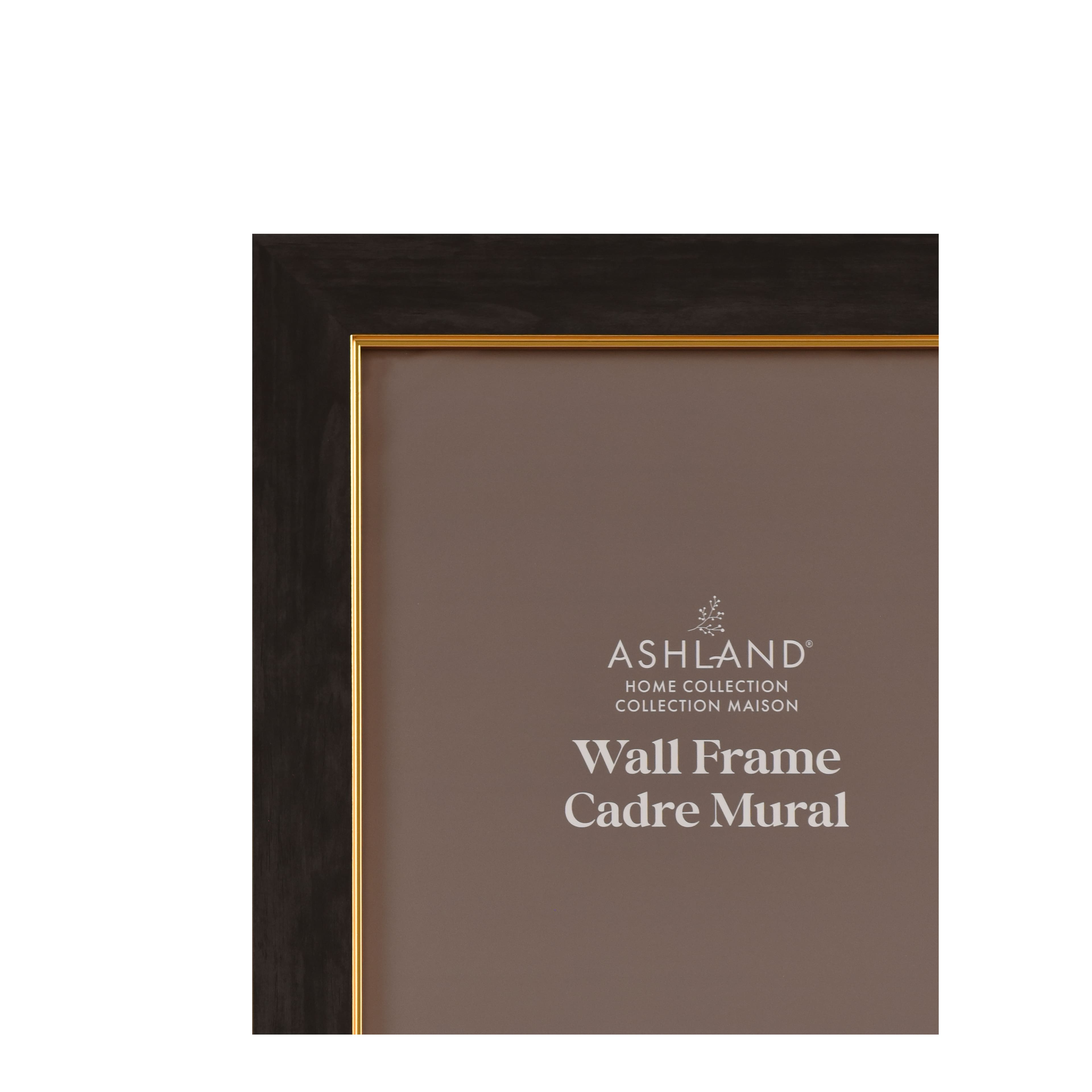 Home Black Wash with Gold Fillet Wood Wall Frame by Ashland®