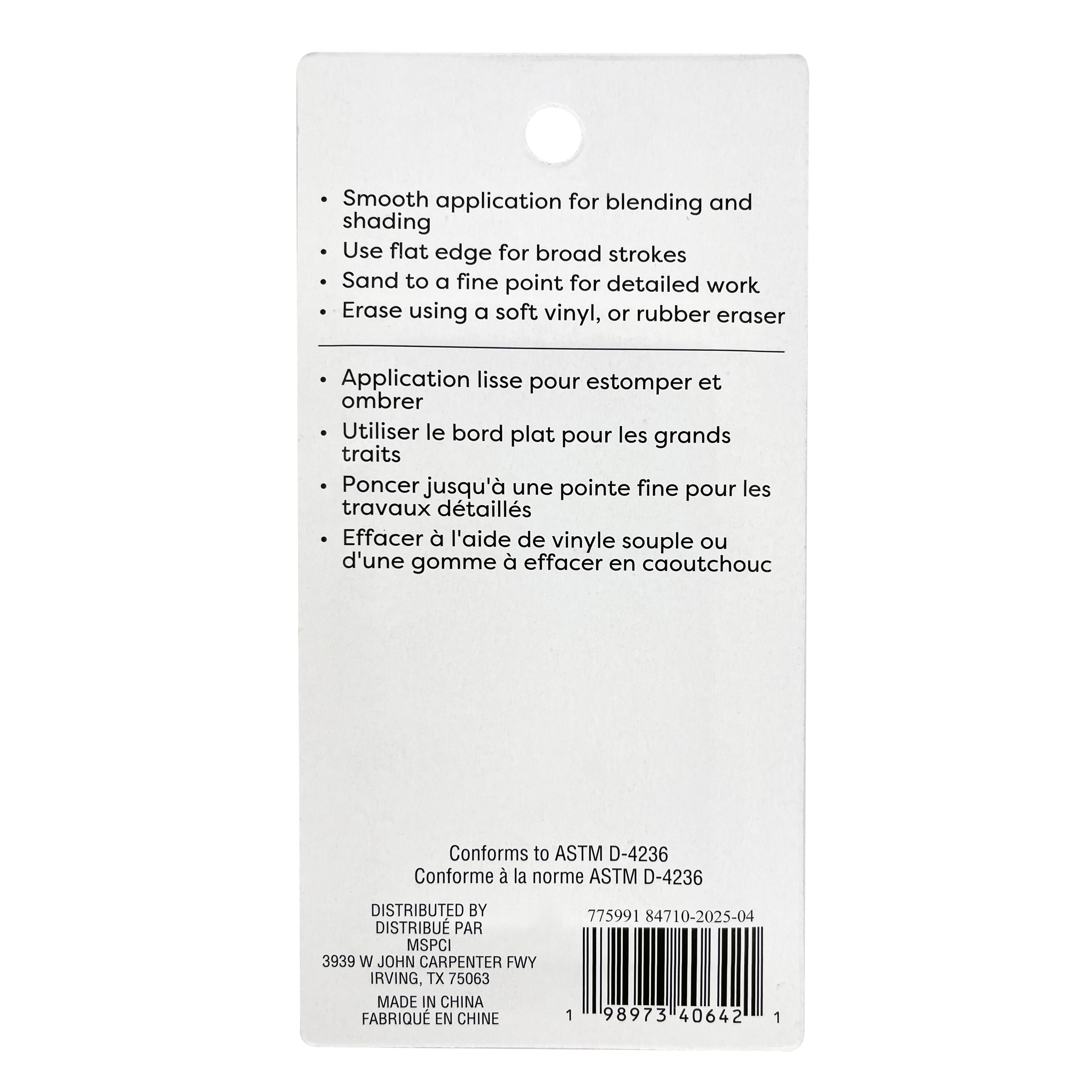 White Compressed Charcoal, 4ct. by Artist's Loft®