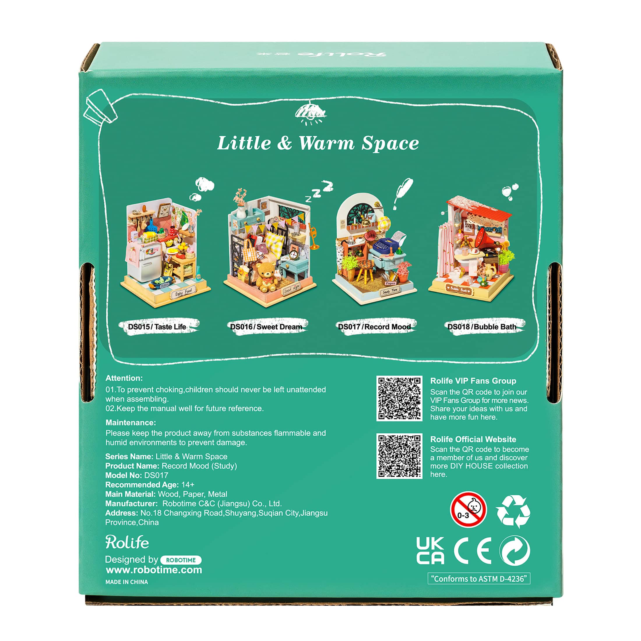 Rolife® Record Mood DIY Miniature Kit