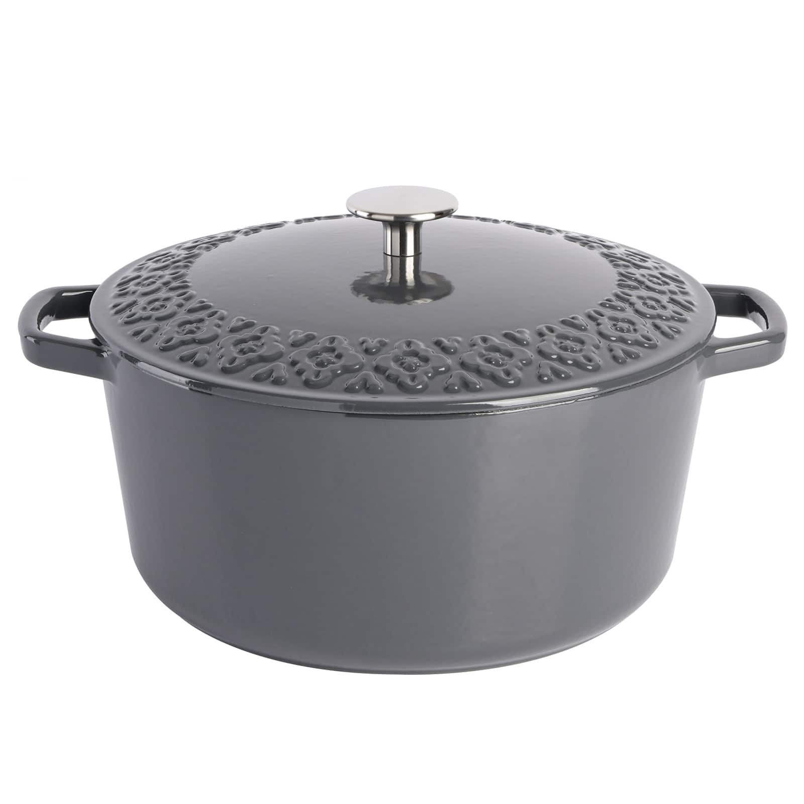 Spice By Tia Mowry Savory Saffron 6qt. Enameled Cast Iron Dutch Oven with Lid