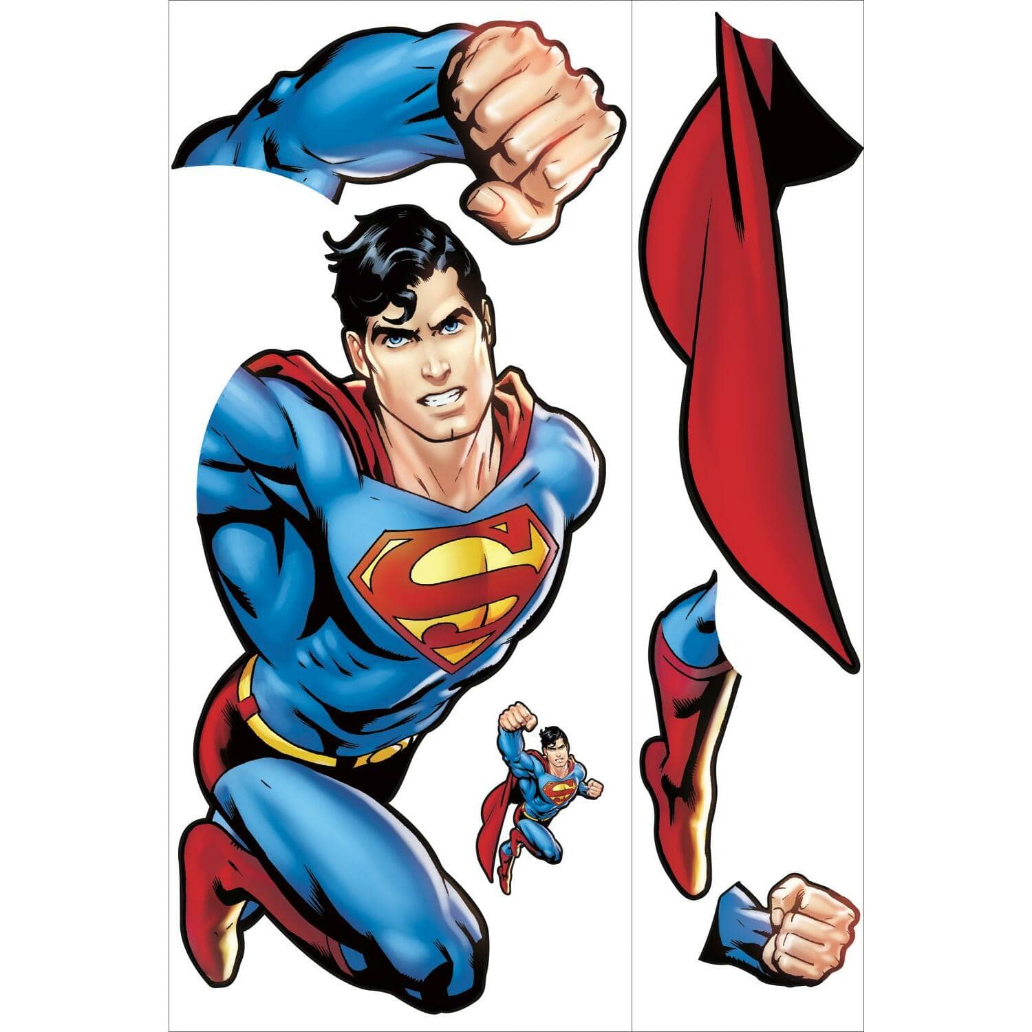 RoomMates Superman Day Of Doom Peel & Stick Giant Wall Decal