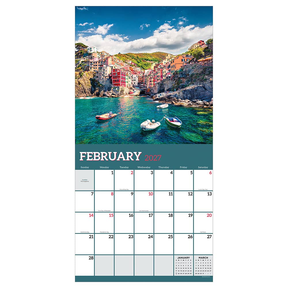 2027 Italy Wall Calendar