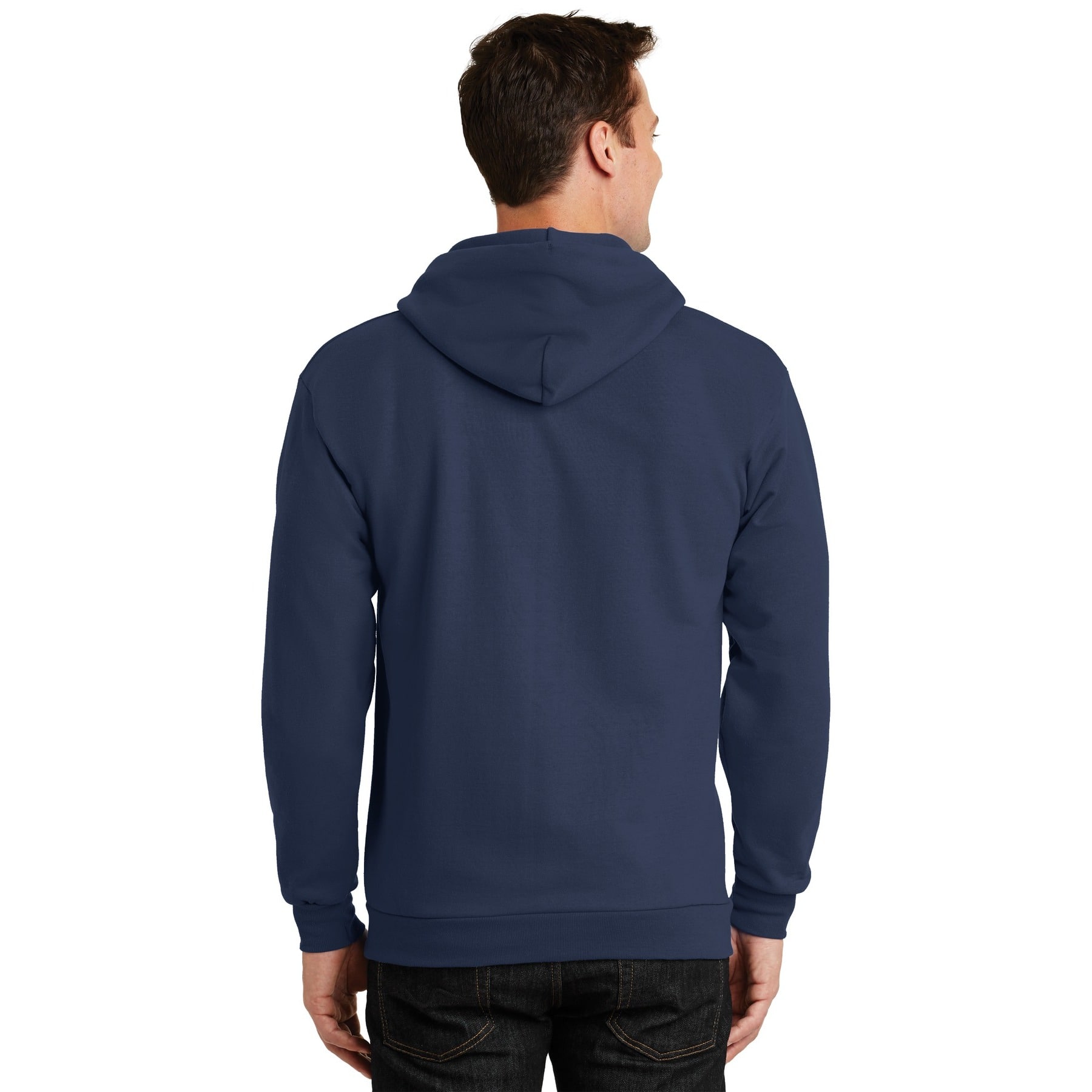 Port & Company® Essential Fleece Full-Zip Hooded Sweatshirt