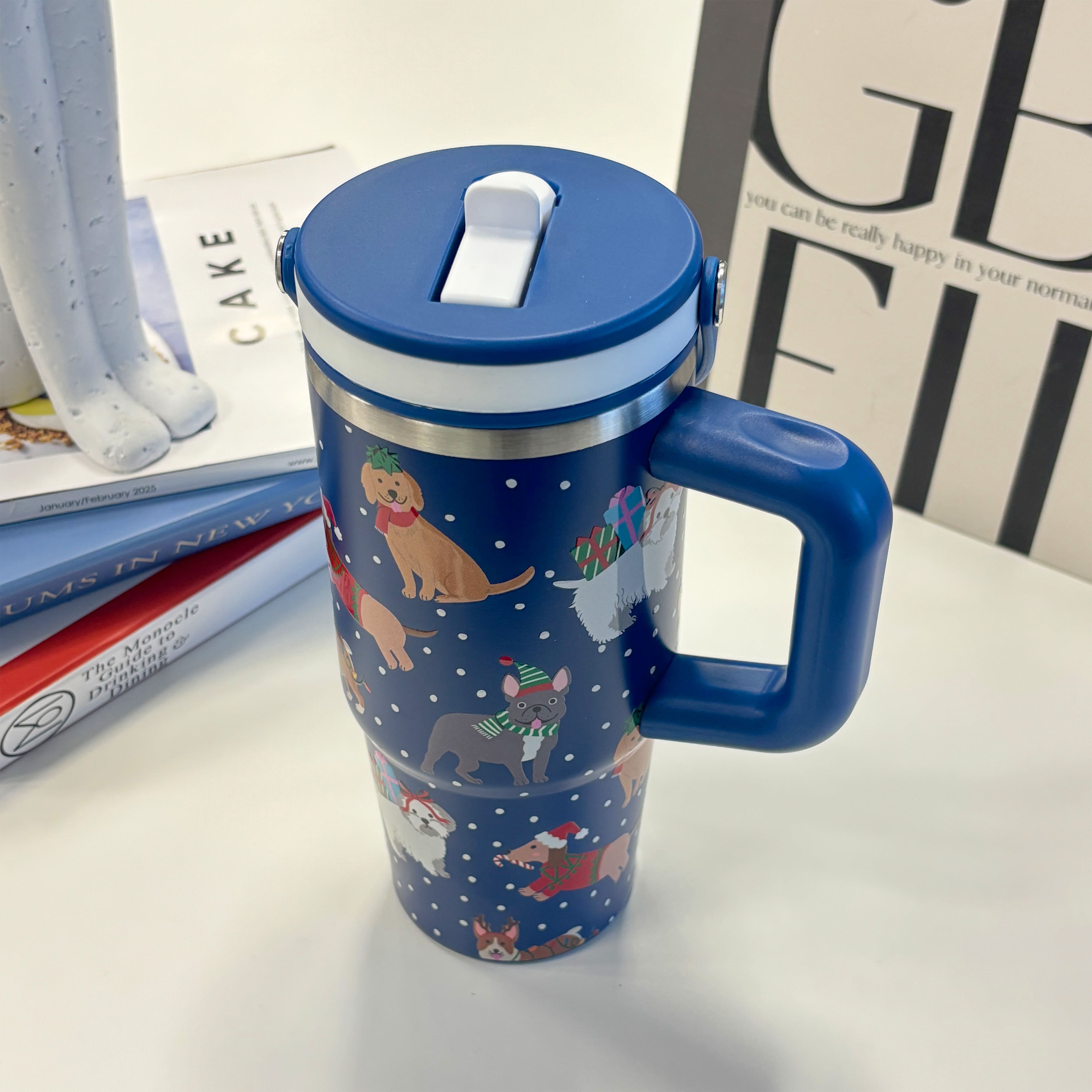 20oz. Christmas Stainless Steel Insulated Tumbler by Ashland®