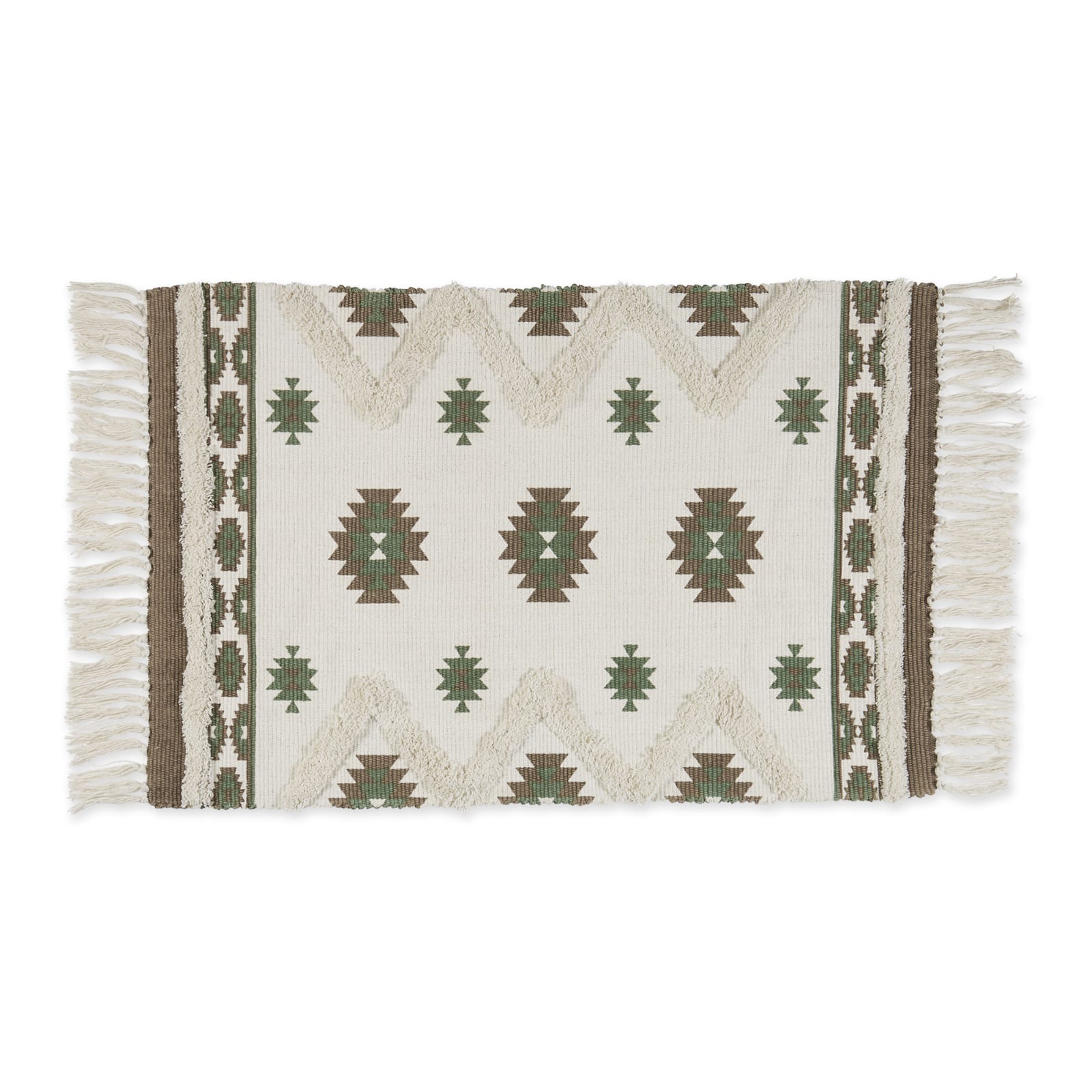 DII® Southwestern Textured Hand-Loomed Shag Rug