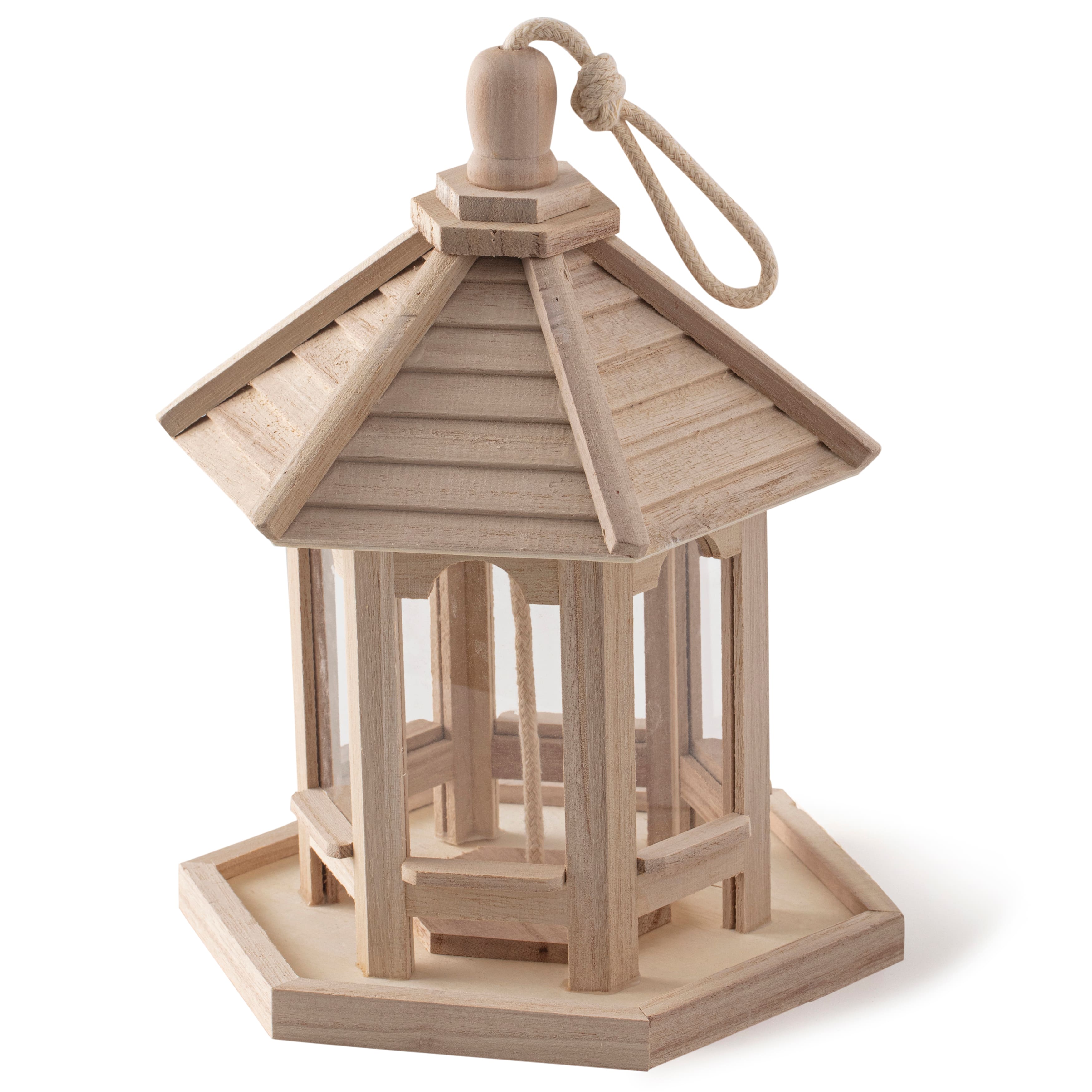 10" Wood Gazebo Bird Feeder by Make Market®
