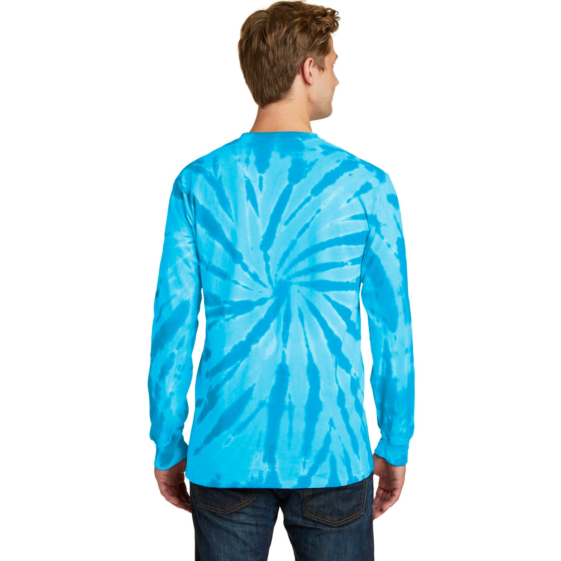 Port & Company® Long Sleeve Tie-Dye Adult T-Shirt